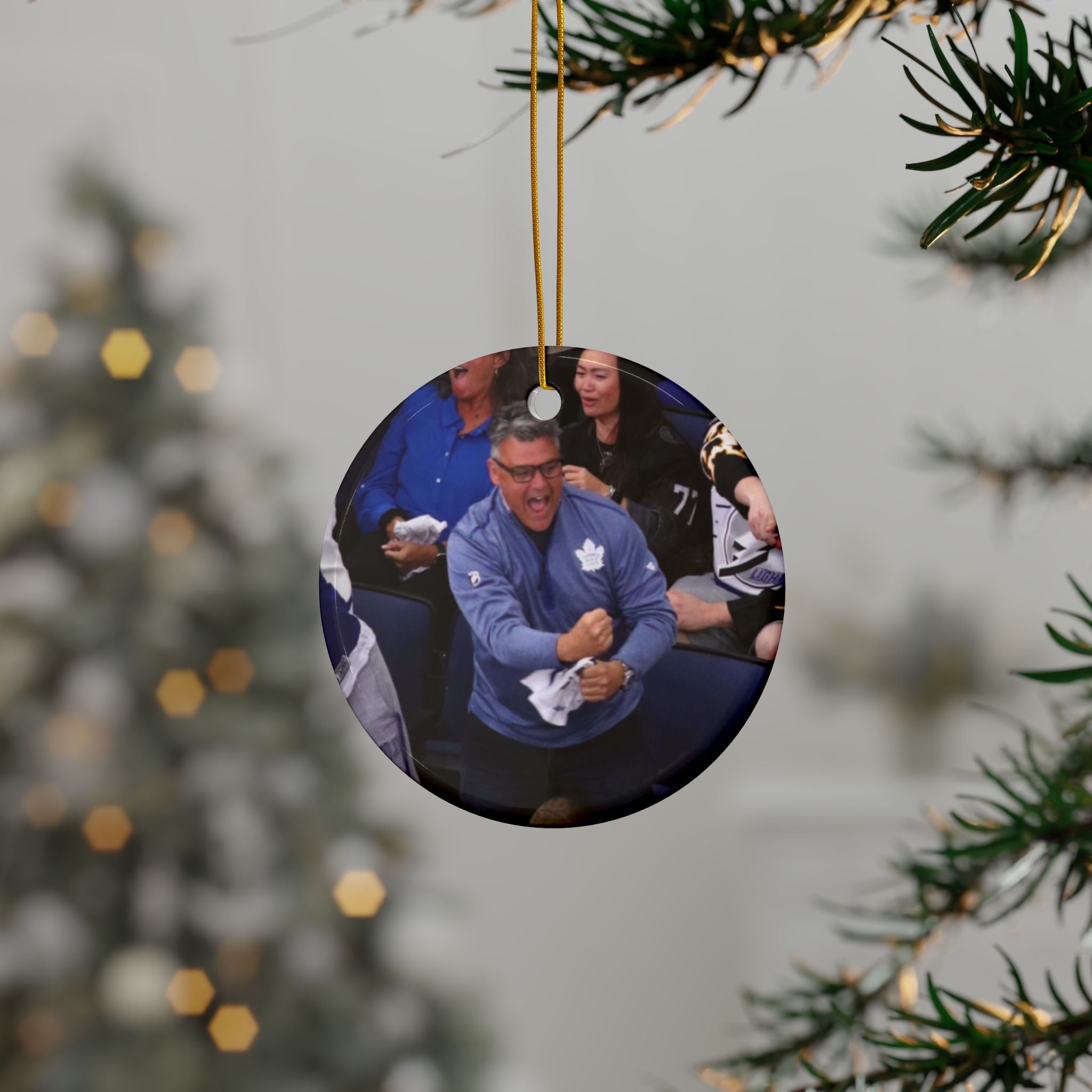 2-Side Print Ceramic Ornaments