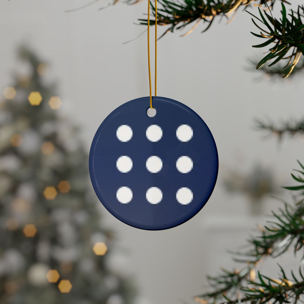 2-Side Print Ceramic Ornaments