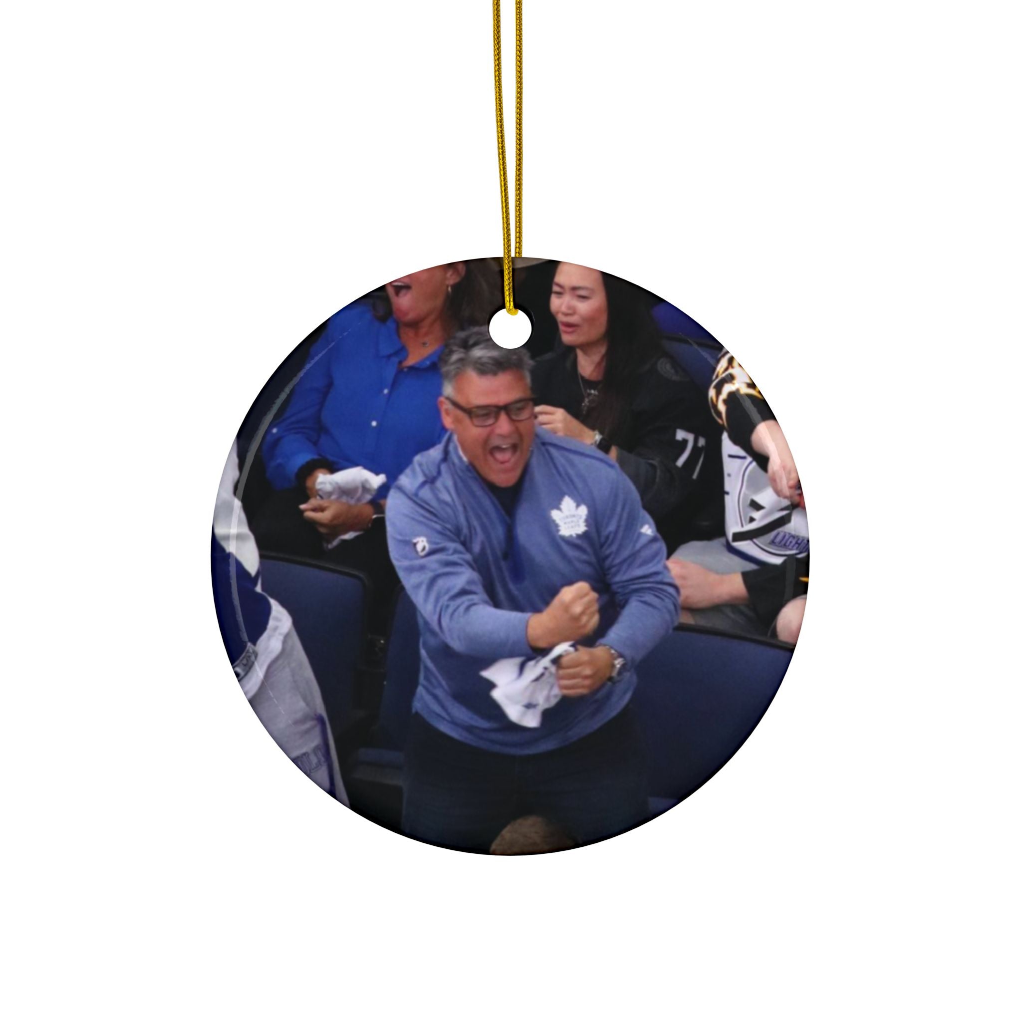 2-Side Print Ceramic Ornaments