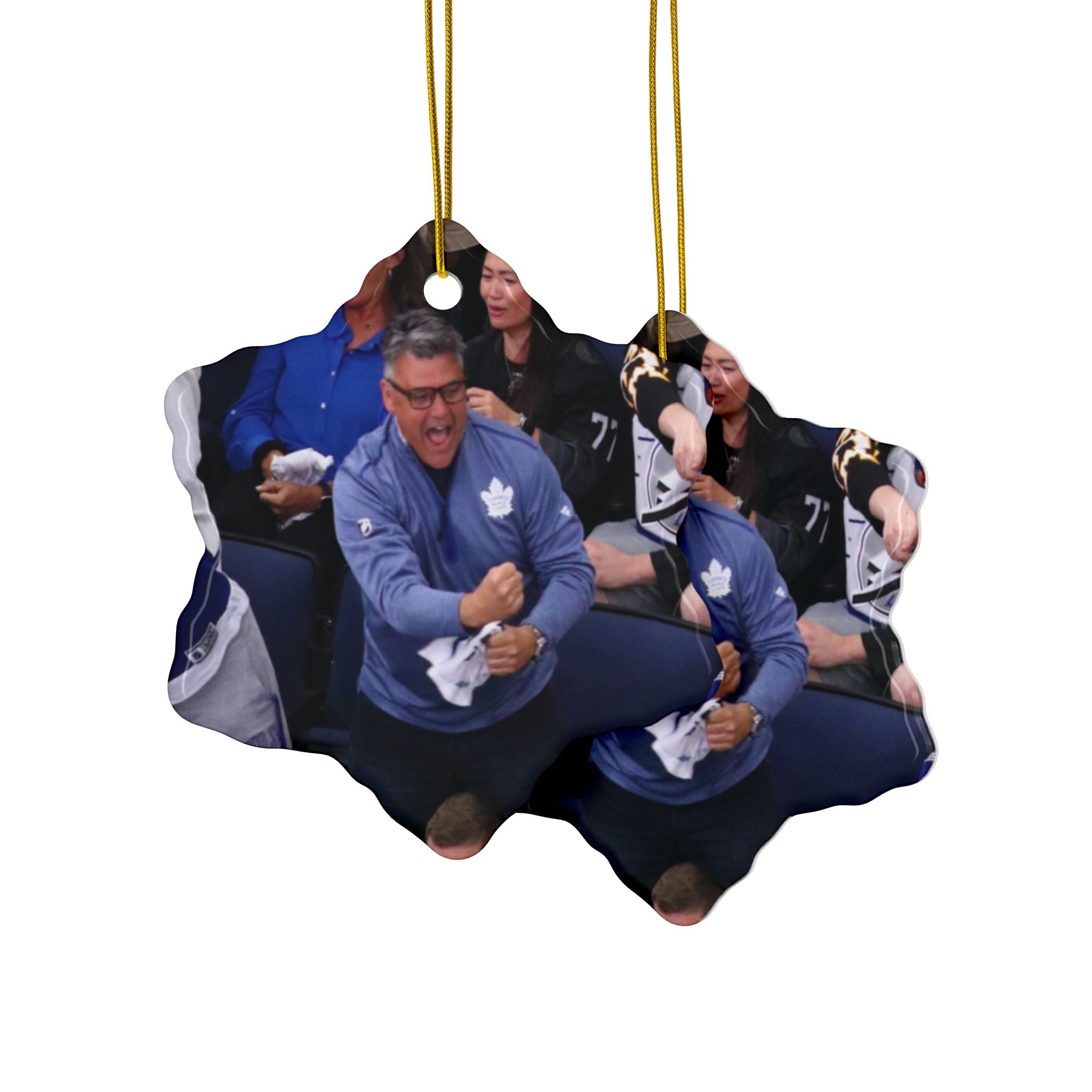 2-Side Print Ceramic Ornaments