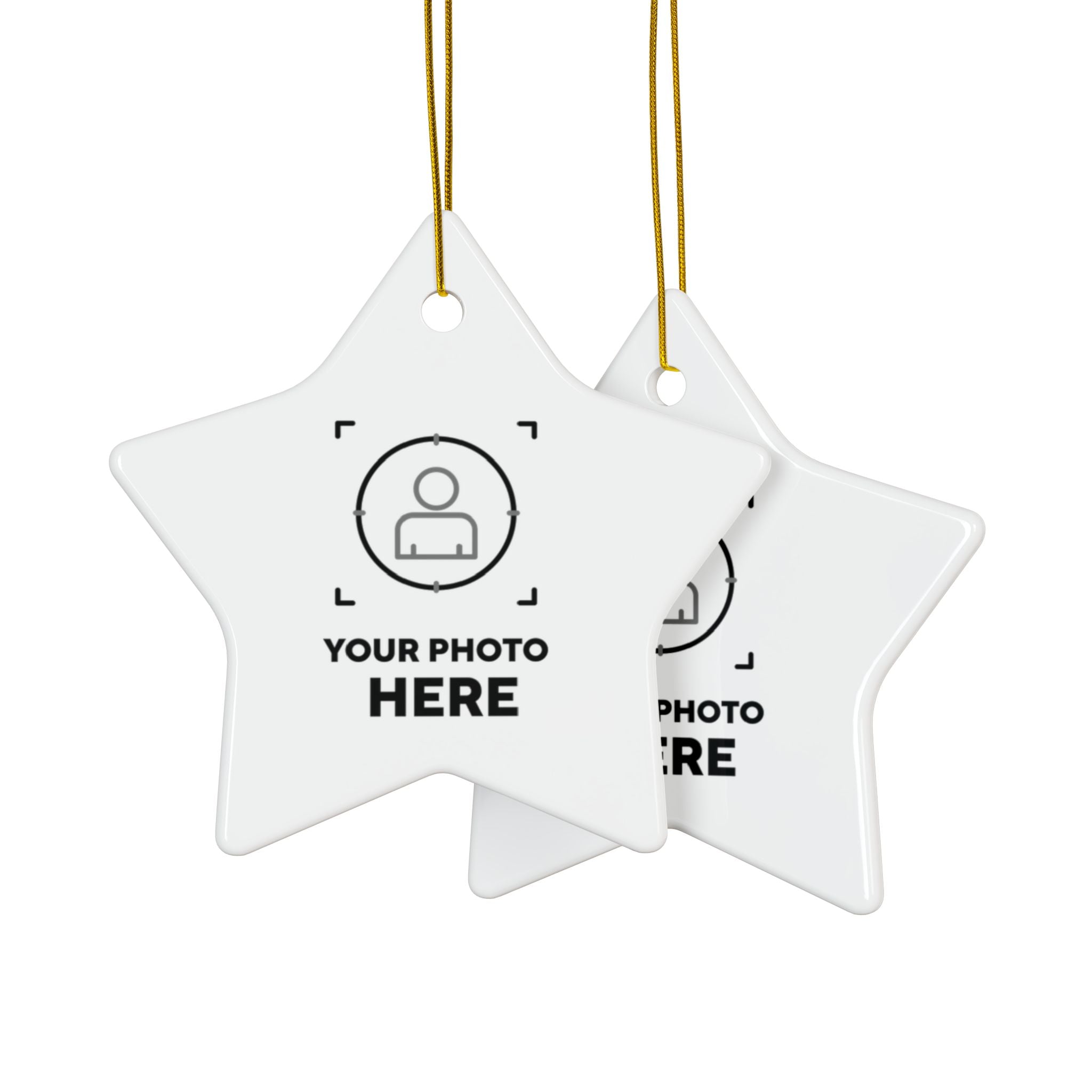 Ceramic Ornaments - 2-Sided Print - 3x3in