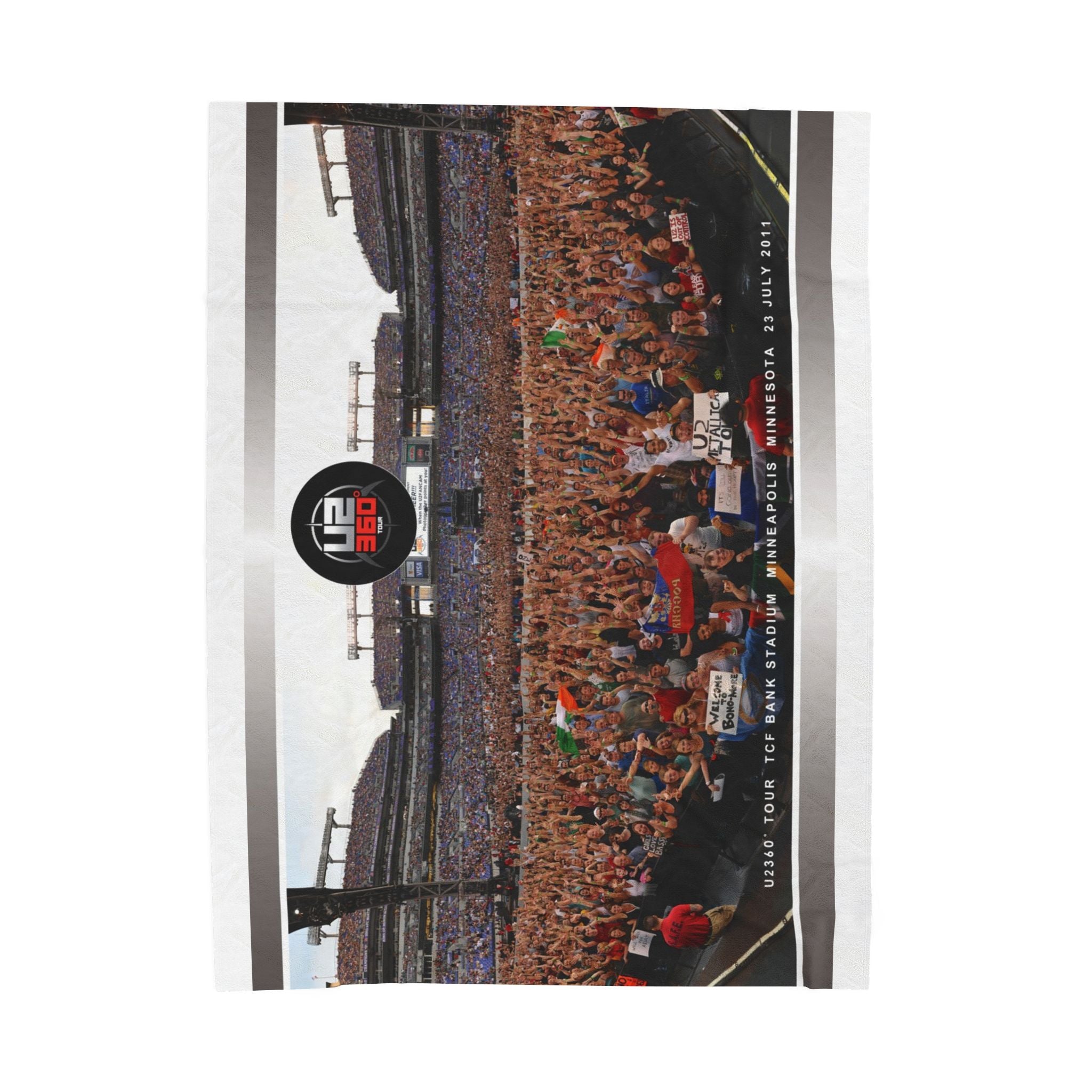 U2 360° Tour Velveteen Plush Blanket