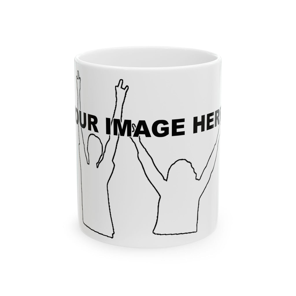 Celebratory Ceramic Mug, Customizable Coffee Cup, Perfect Gift for Events, Motivational Drinkware, Inspirational Mug