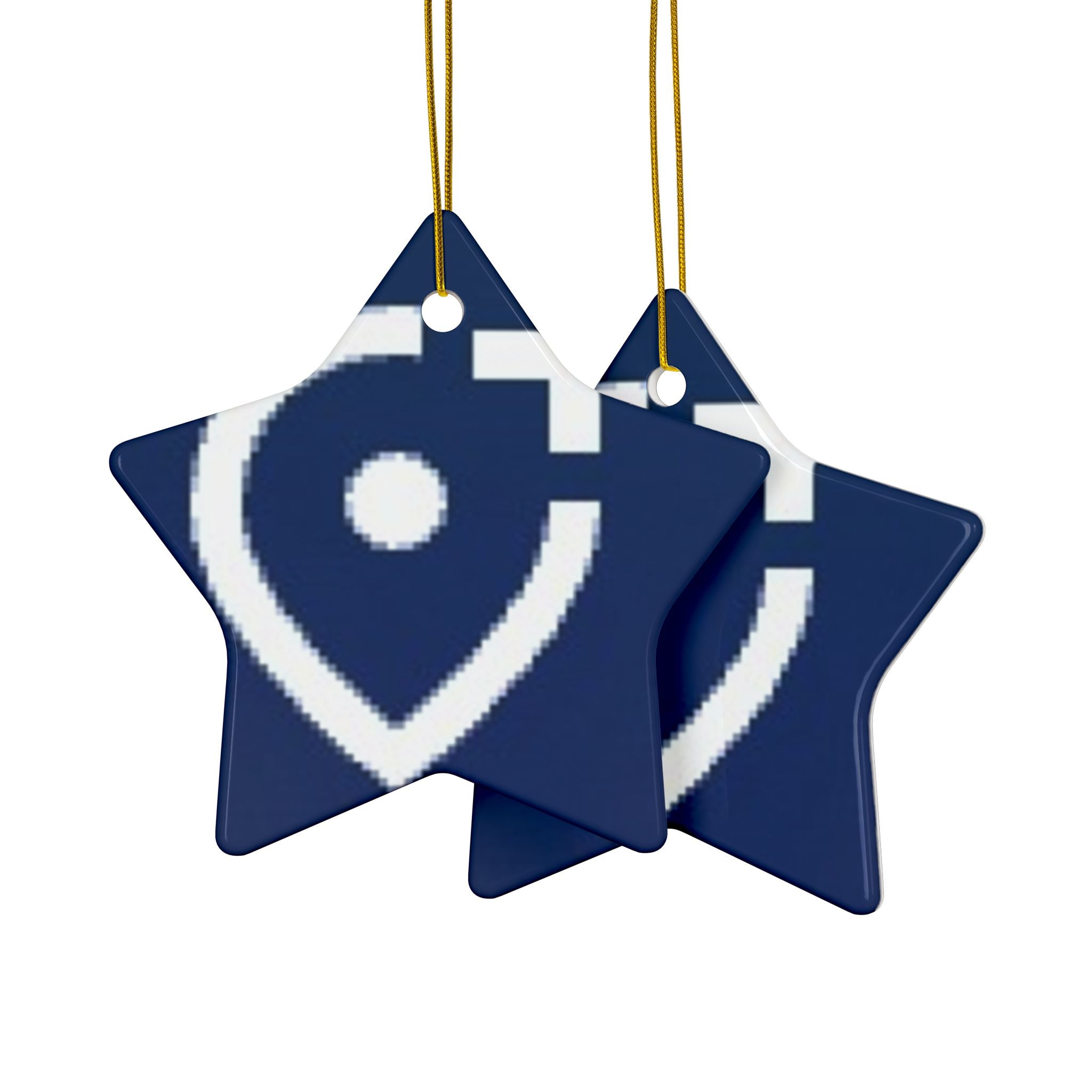 2-Side Print Ceramic Ornaments