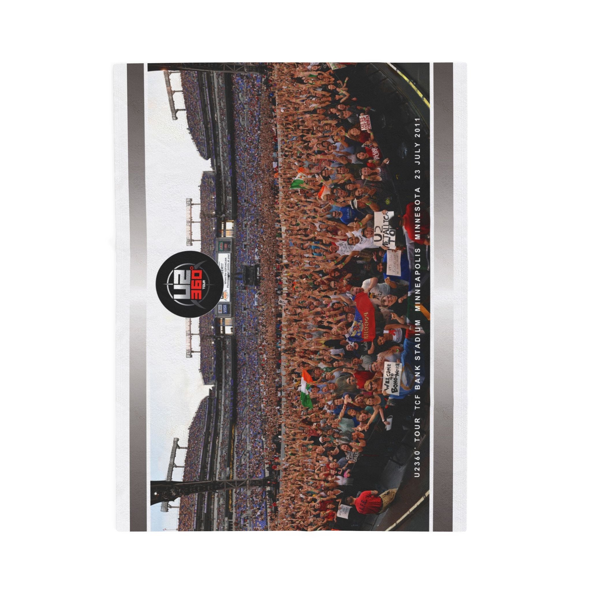 U2 360° Tour Velveteen Plush Blanket