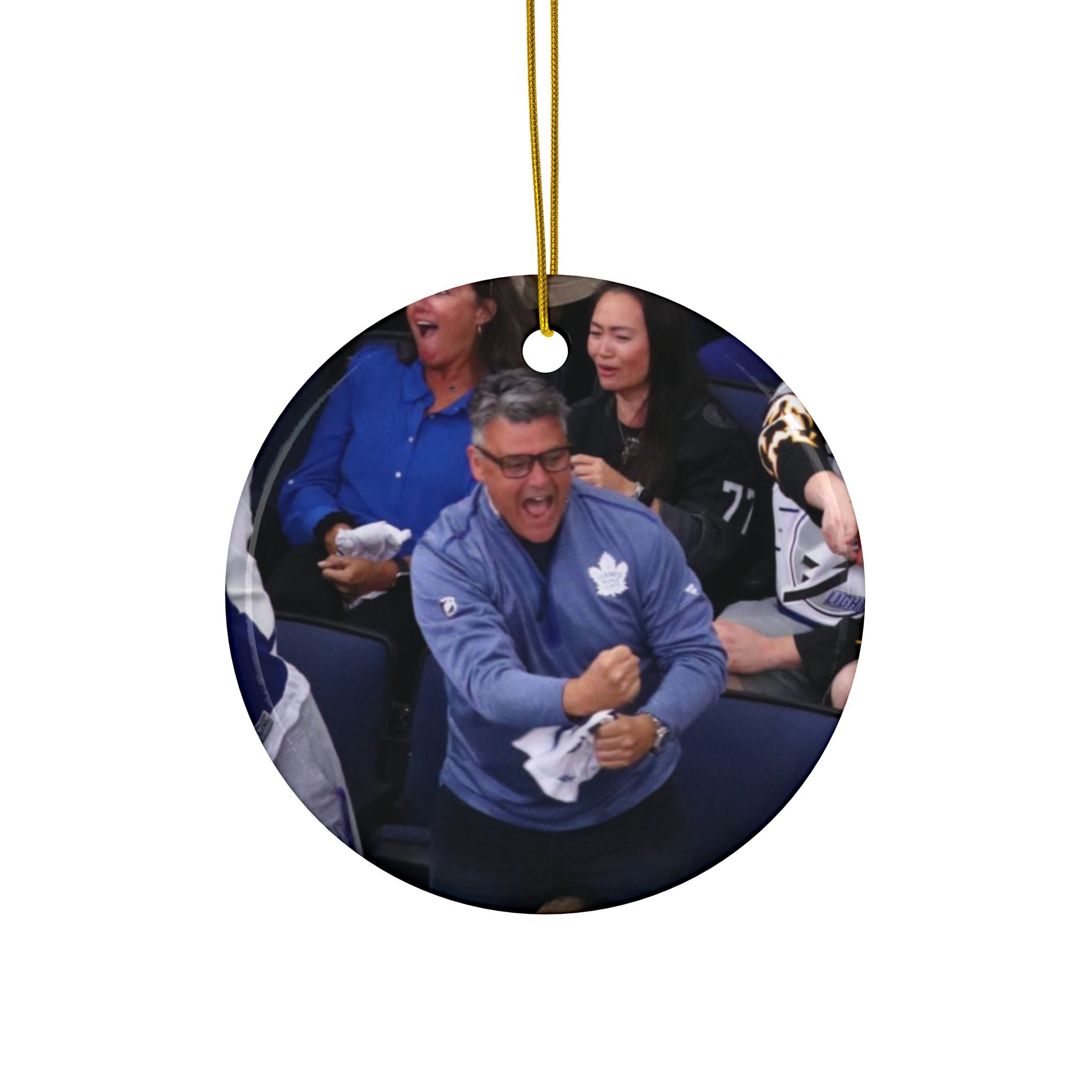 2-Side Print Ceramic Ornaments