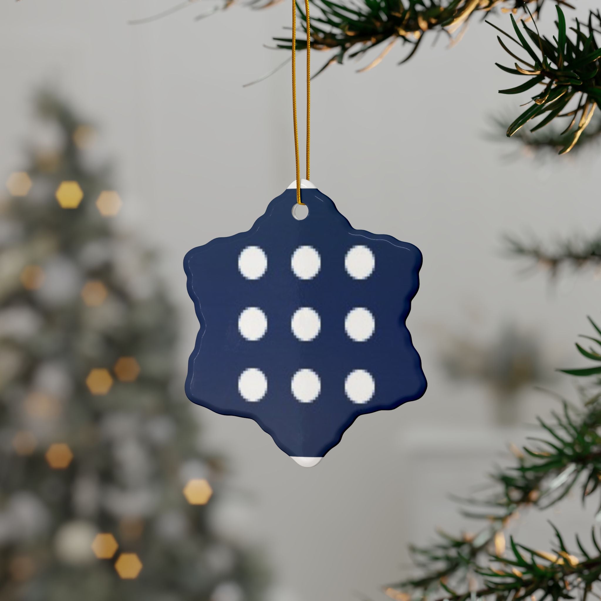 2-Side Print Ceramic Ornaments
