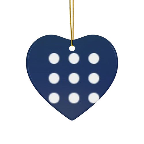 2-Side Print Ceramic Ornaments