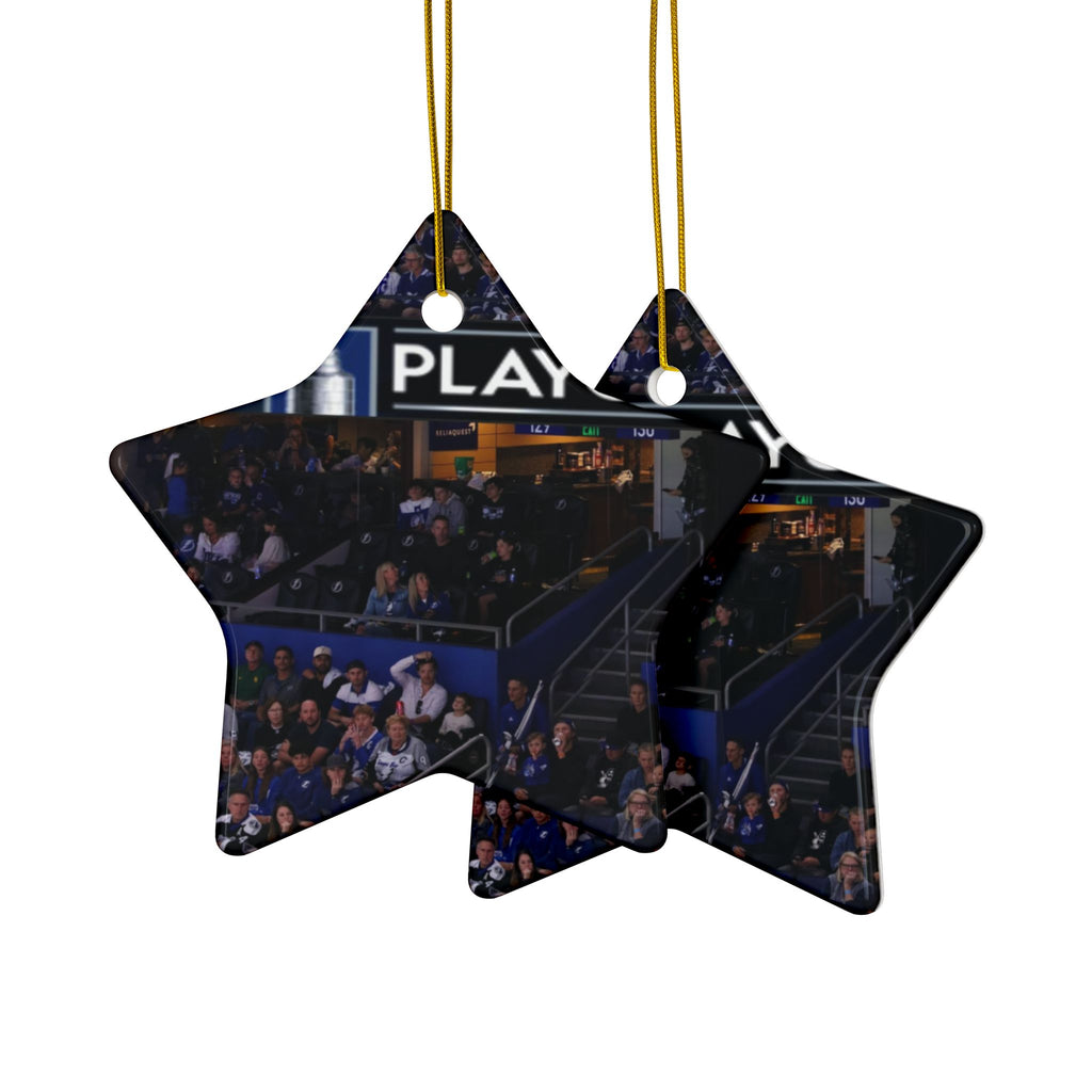 Double-Sided Ceramic Ornament