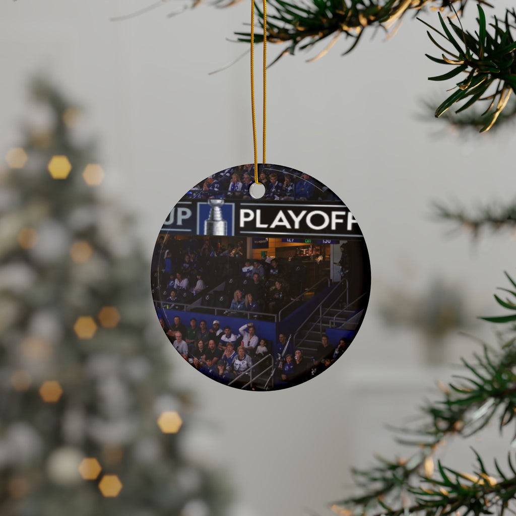 Double-Sided Ceramic Ornament
