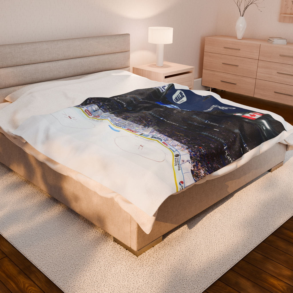 Custom Photo Velveteen Plush Blanket