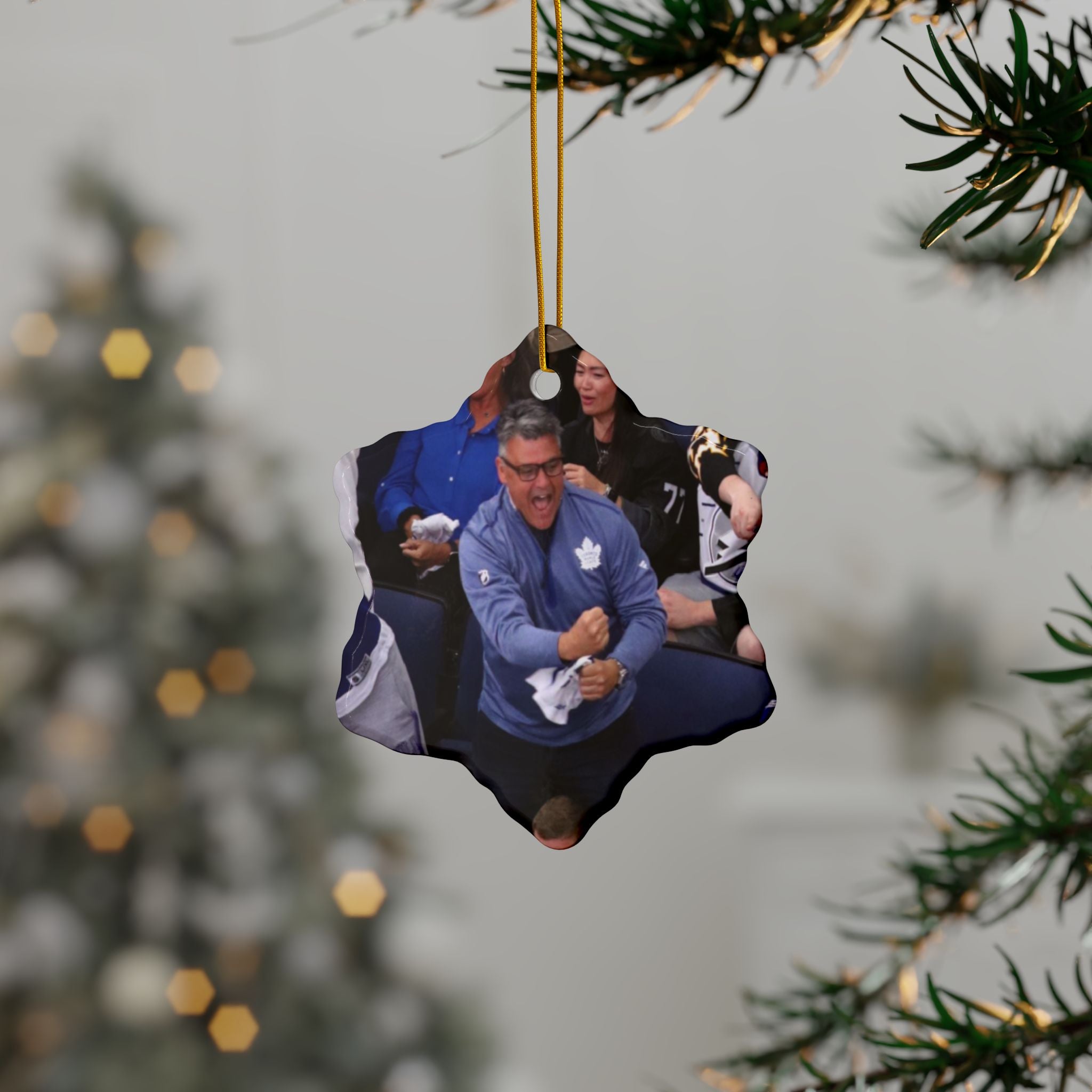 2-Side Print Ceramic Ornaments