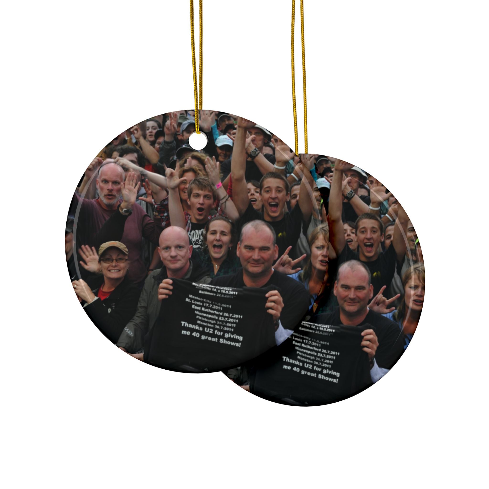 Ceramic Ornaments - 2-Sided Print - 3x3in
