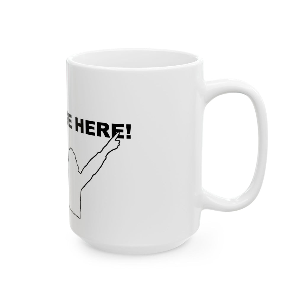 Celebratory Ceramic Mug, Customizable Coffee Cup, Perfect Gift for Events, Motivational Drinkware, Inspirational Mug