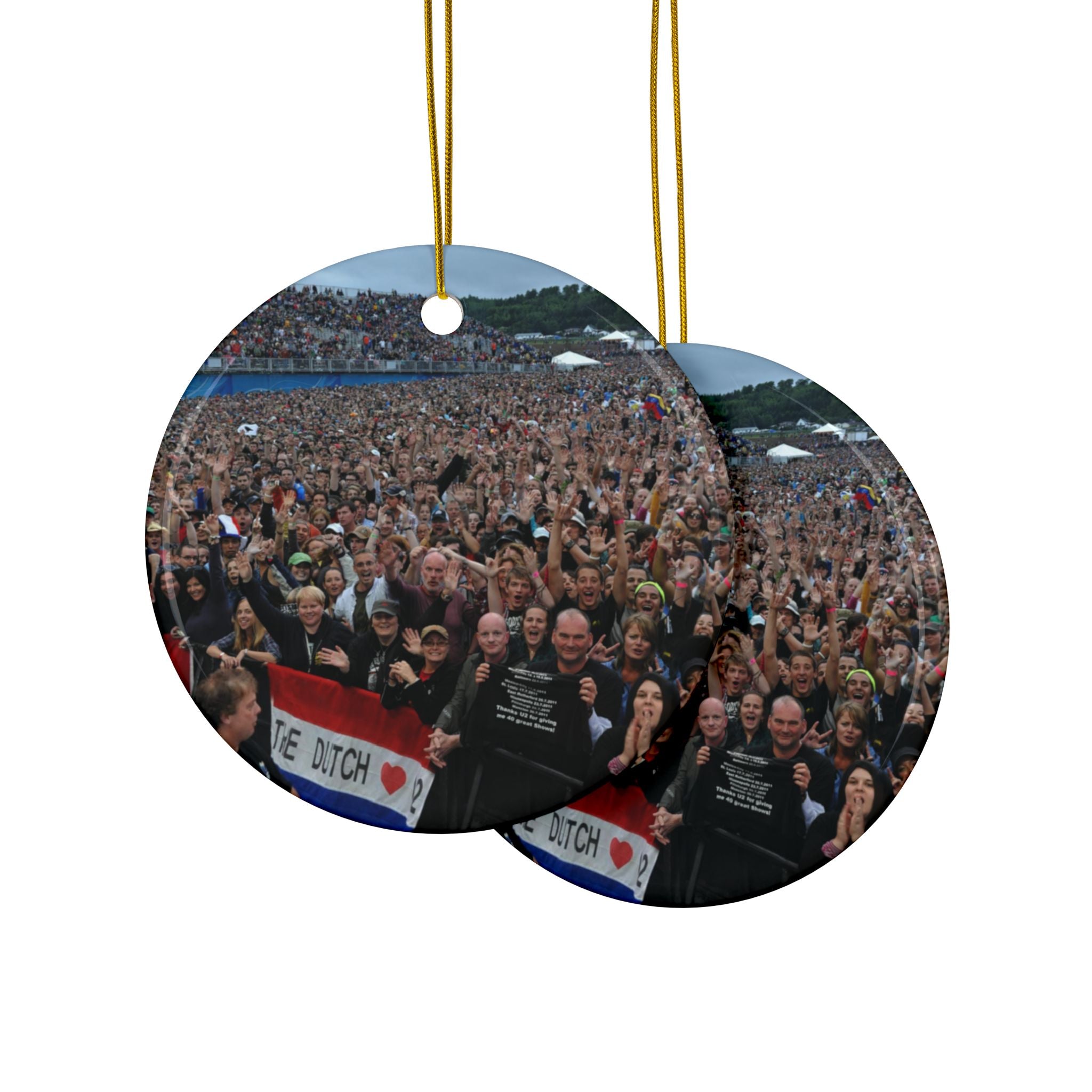 Ceramic Ornaments - 2-Sided Print - 3x3in