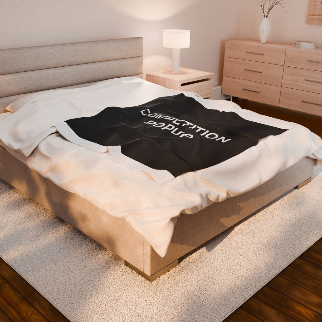 Custom Velveteen Plush Blanket - Personalized Cozy Throw for Comfort and Style
