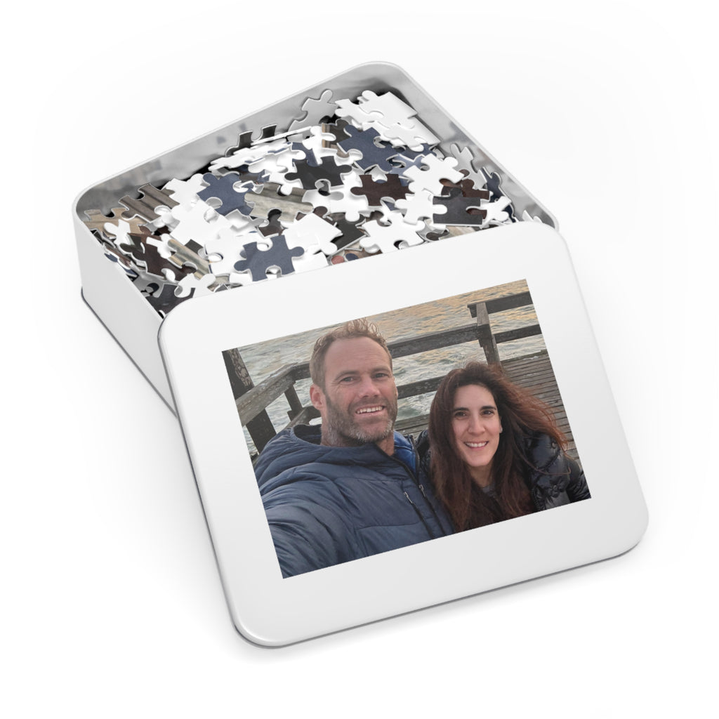 Jigsaw Puzzle with Tin