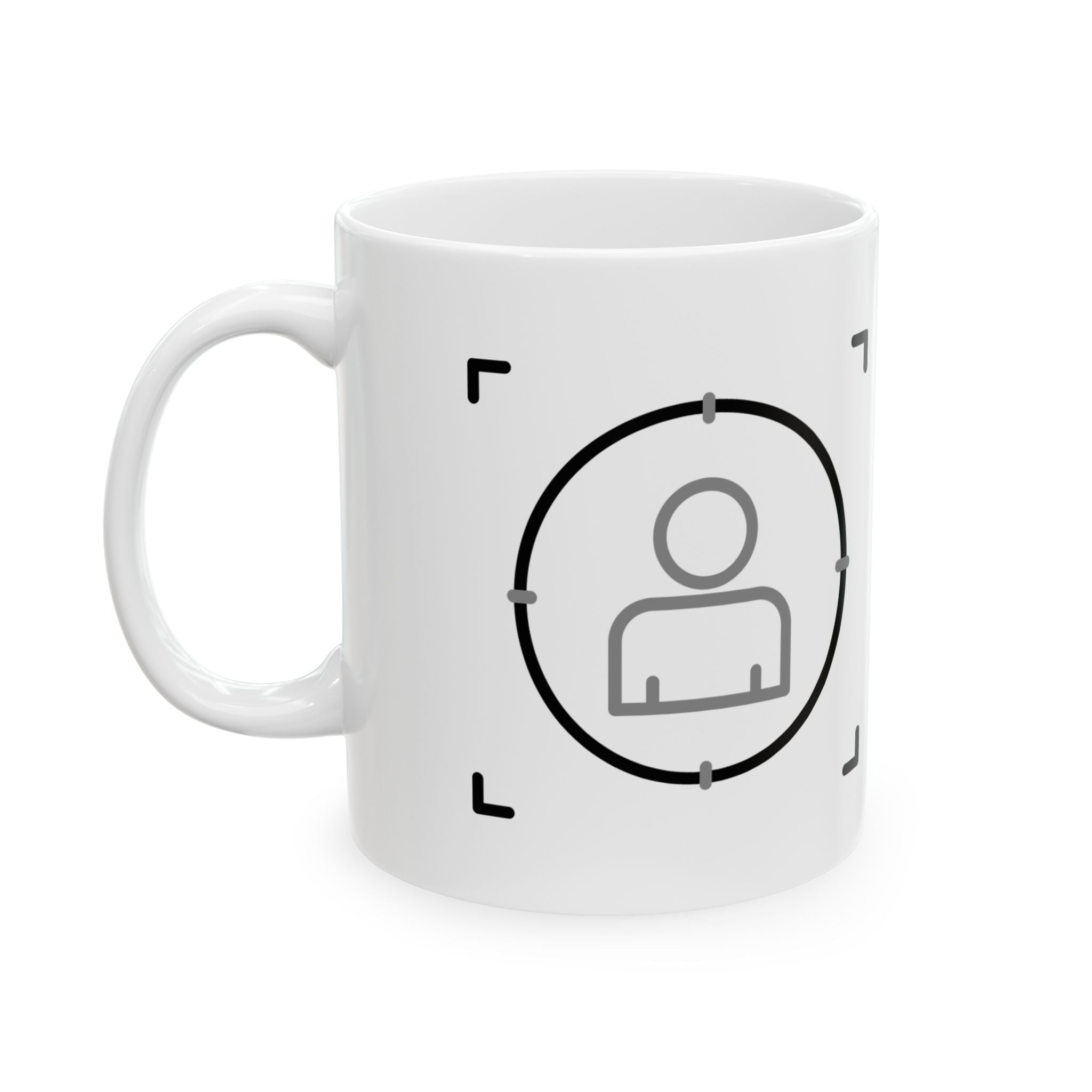 Personalized Camera Lens Ceramic Mug - 11oz & 15oz