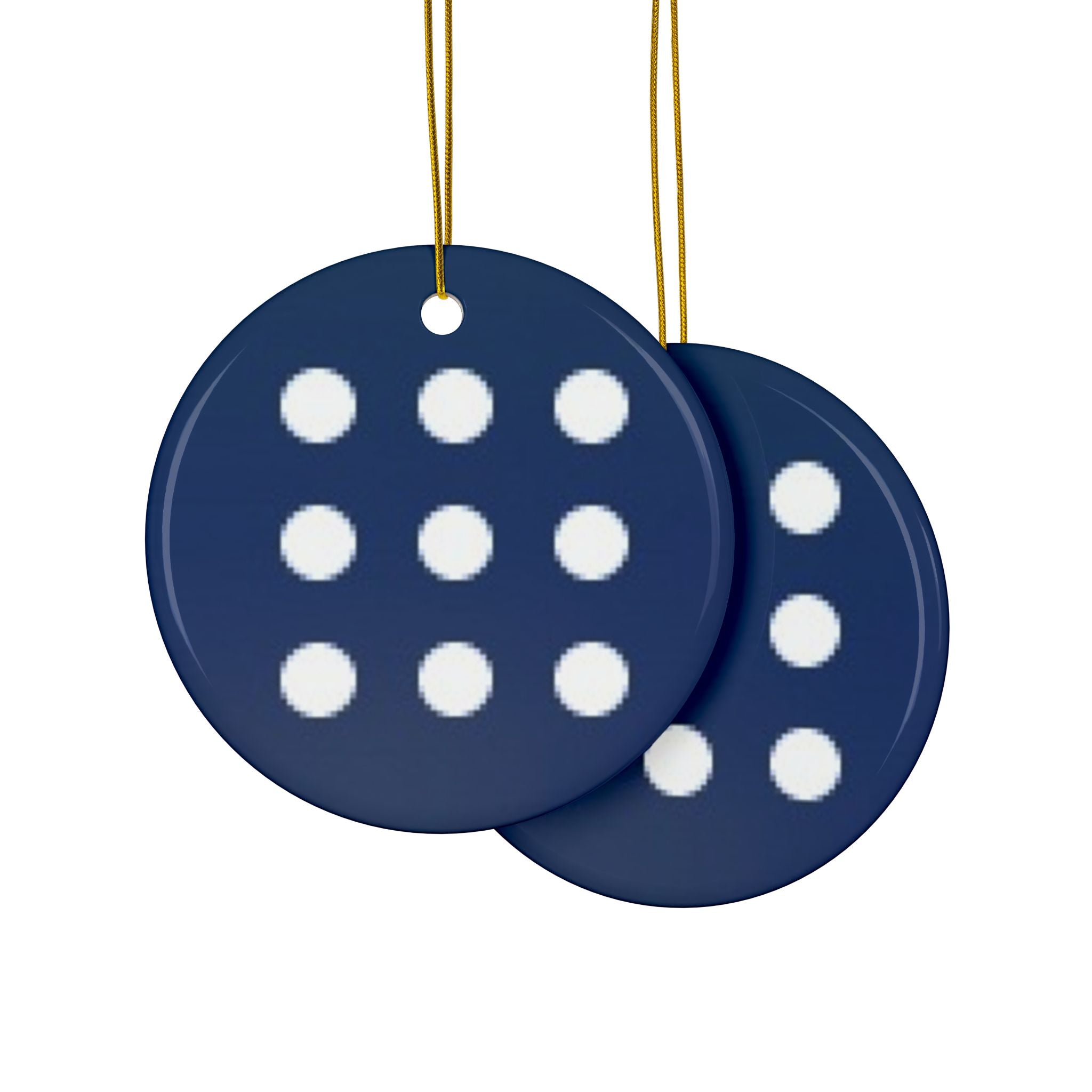 2-Side Print Ceramic Ornaments