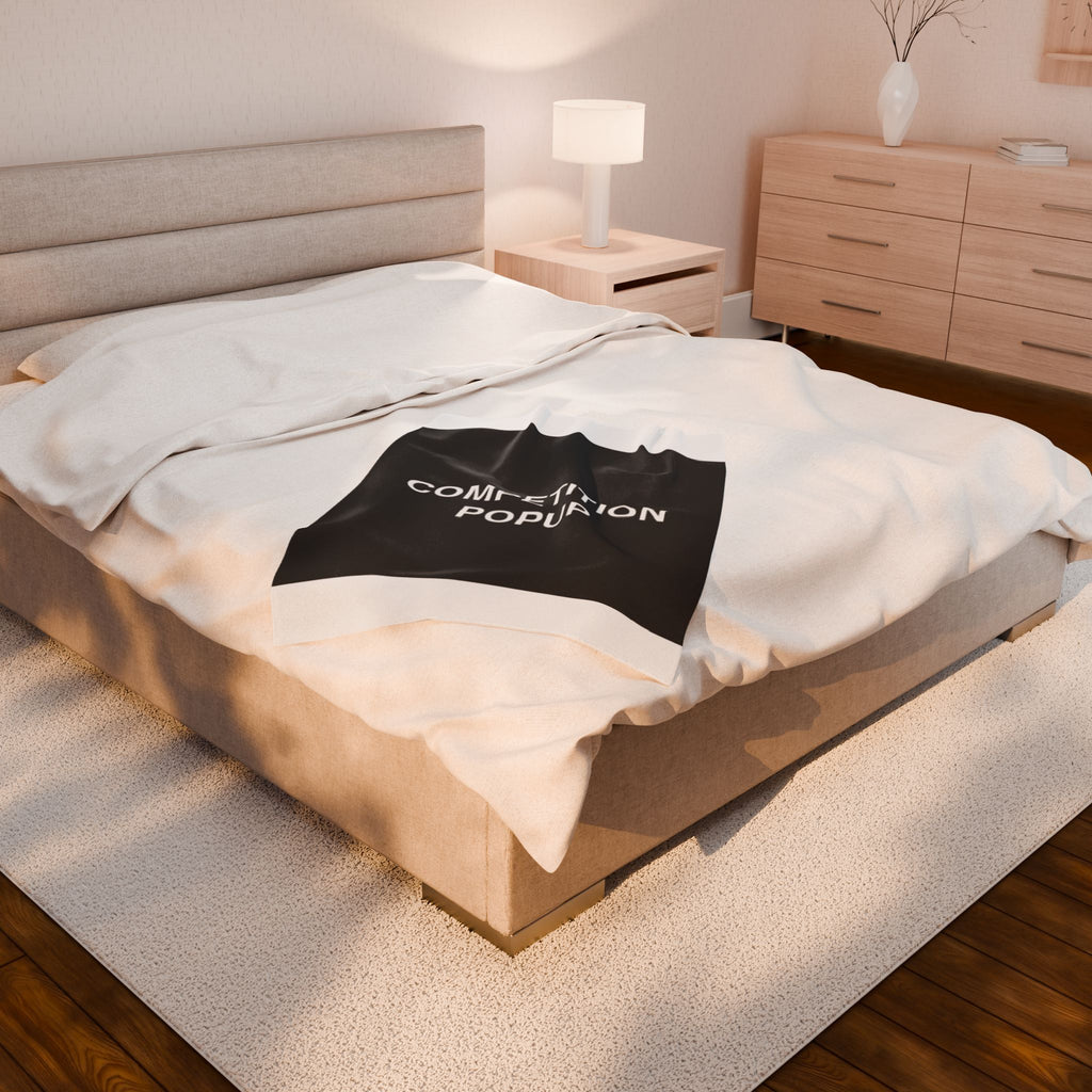 Custom Velveteen Plush Blanket - Personalized Cozy Throw for Comfort and Style