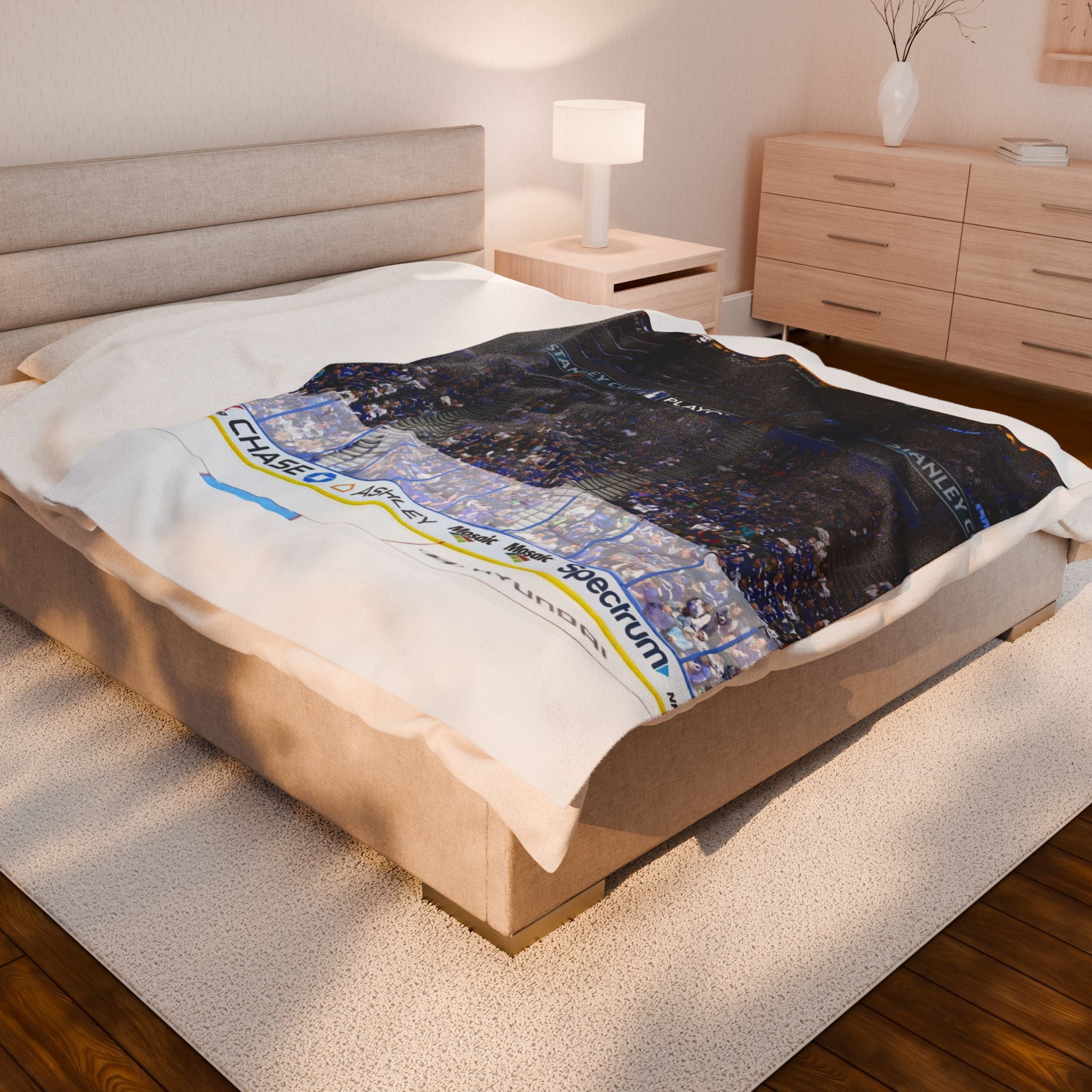 Custom Photo Velveteen Plush Blanket