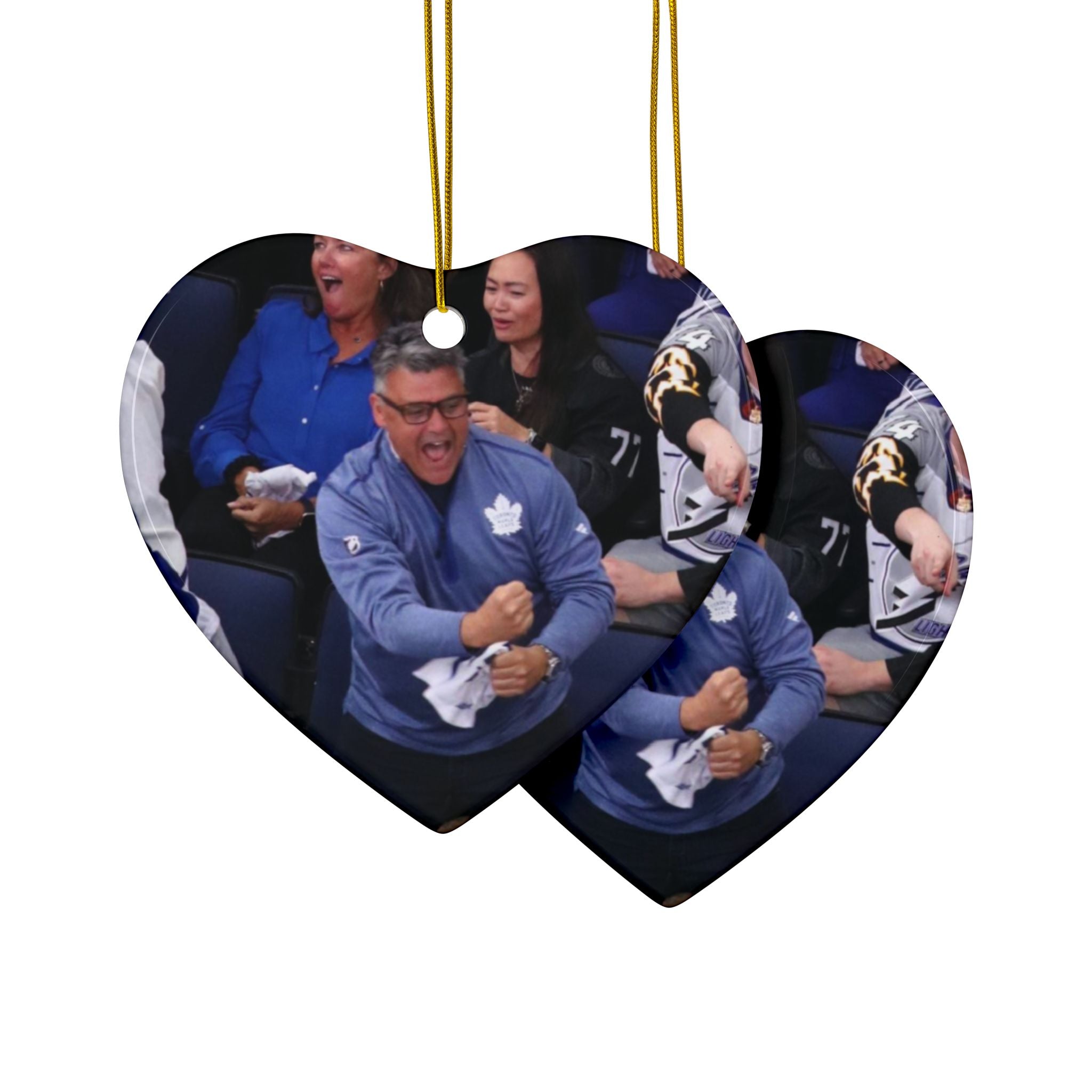 2-Side Print Ceramic Ornaments