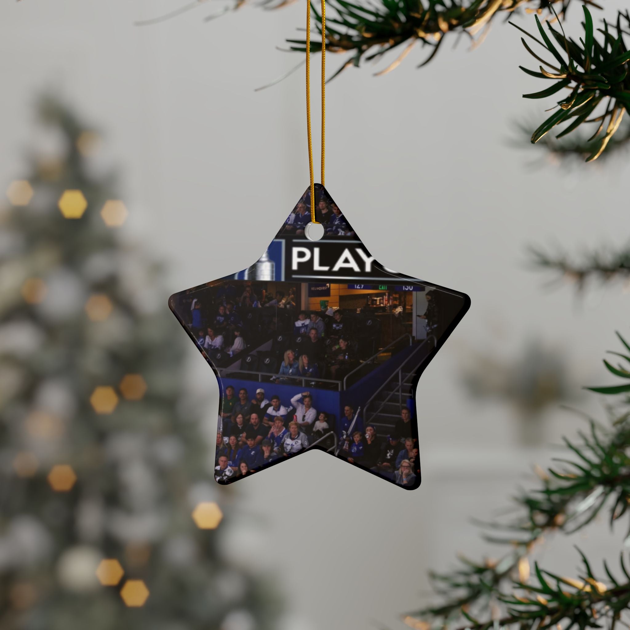 Double-Sided Ceramic Ornament