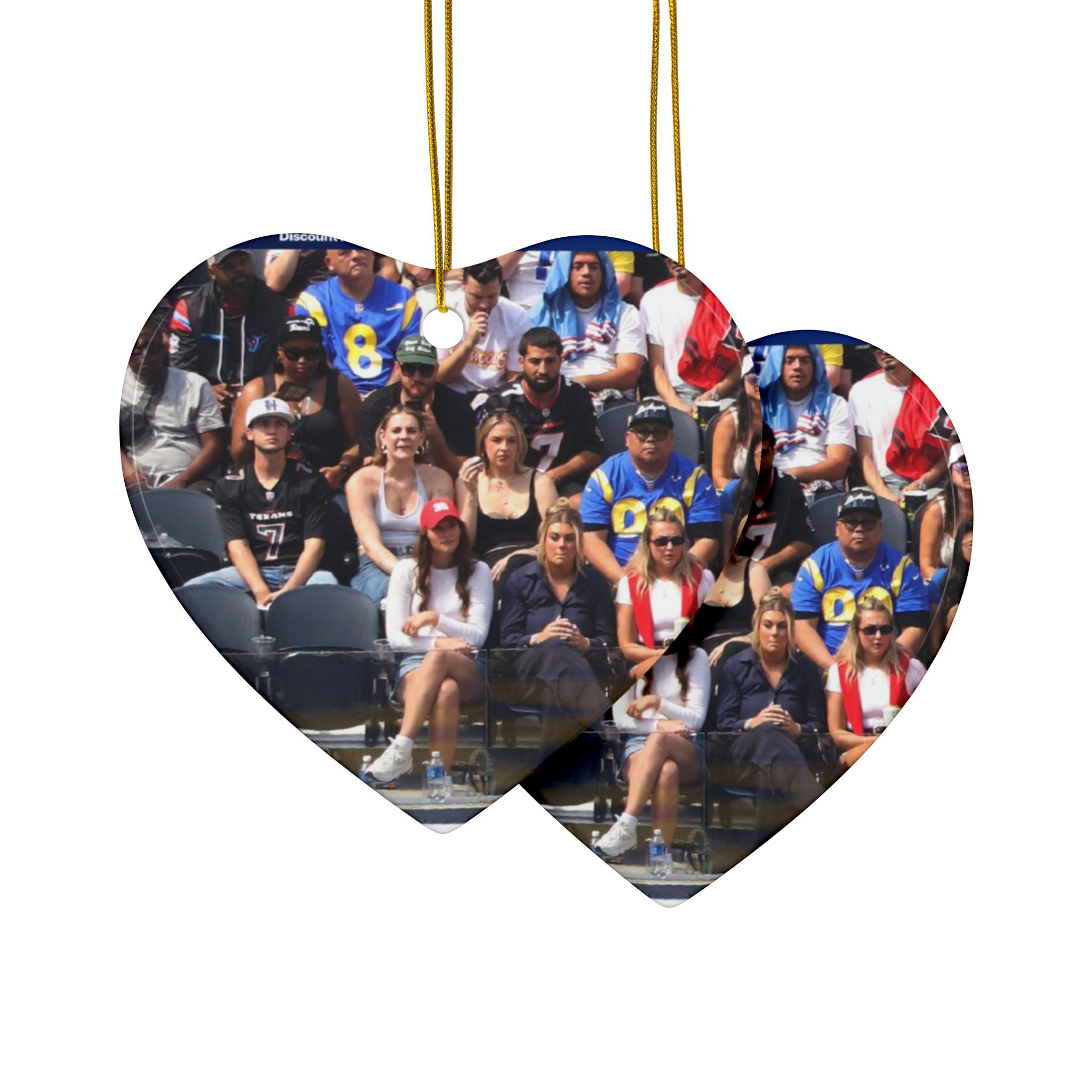 2-Side Print Ceramic Ornaments