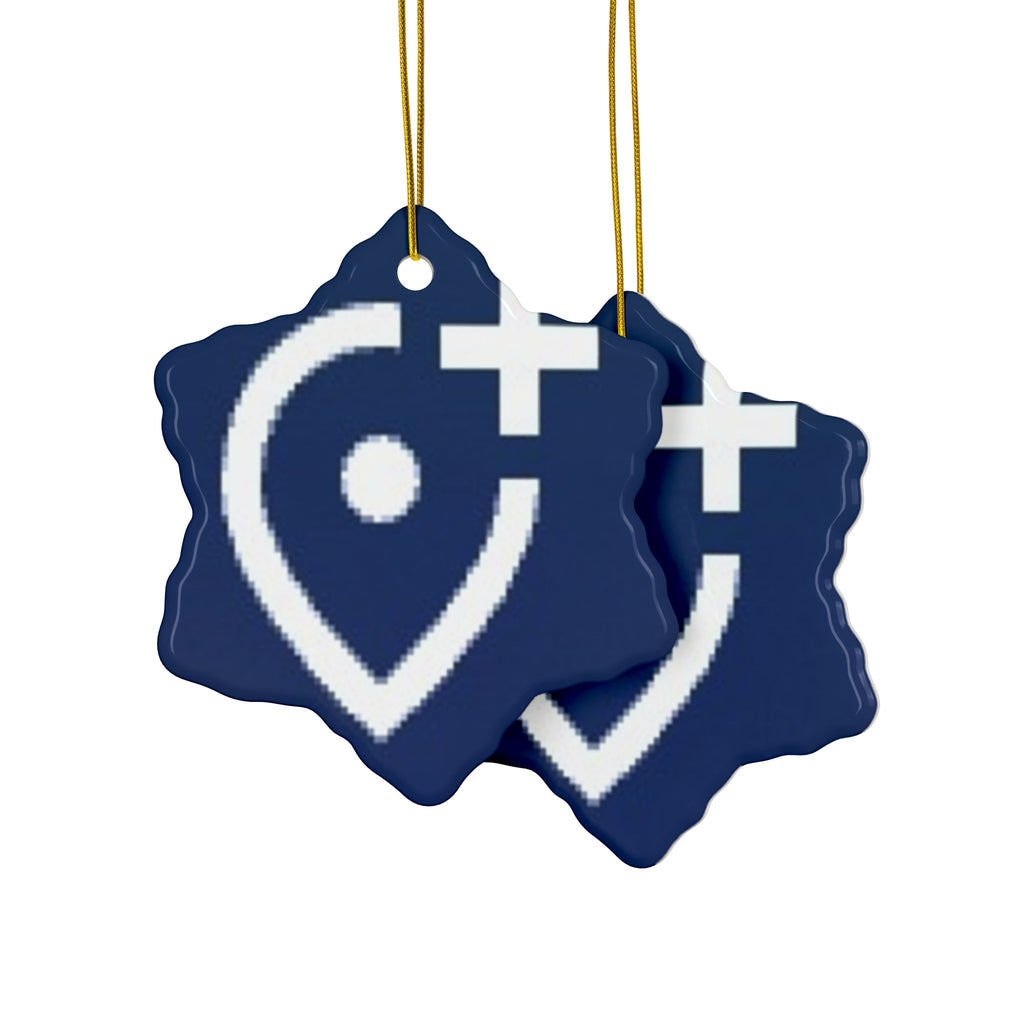 2-Side Print Ceramic Ornaments