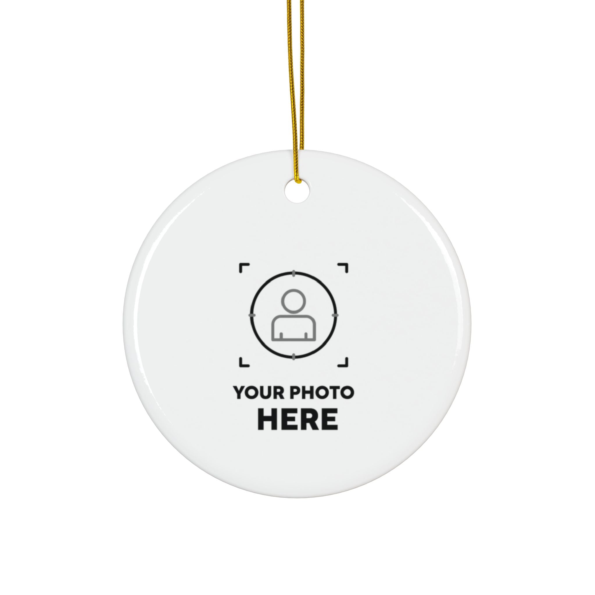 Ceramic Ornaments - 2-Sided Print - 3x3in