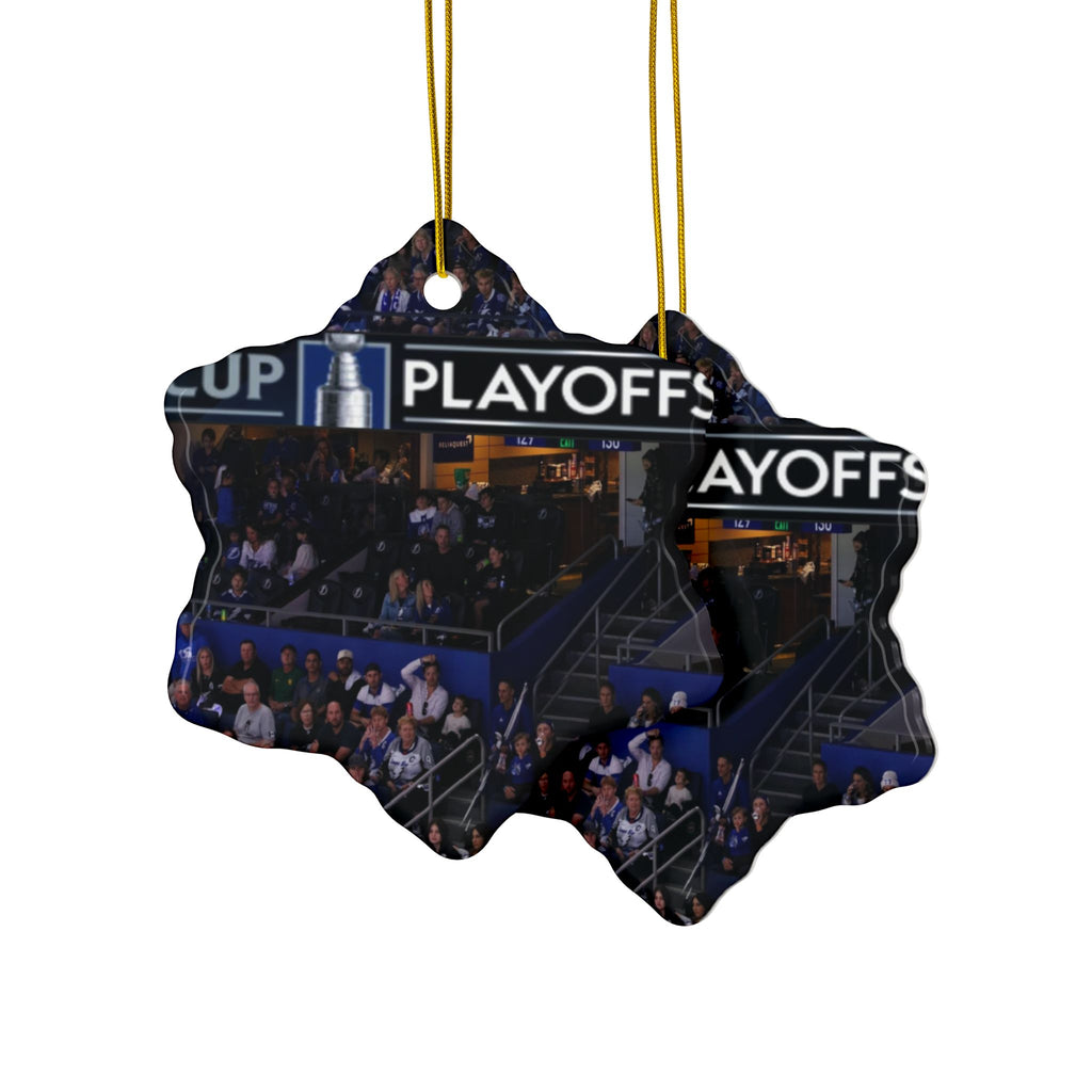 Double-Sided Ceramic Ornament