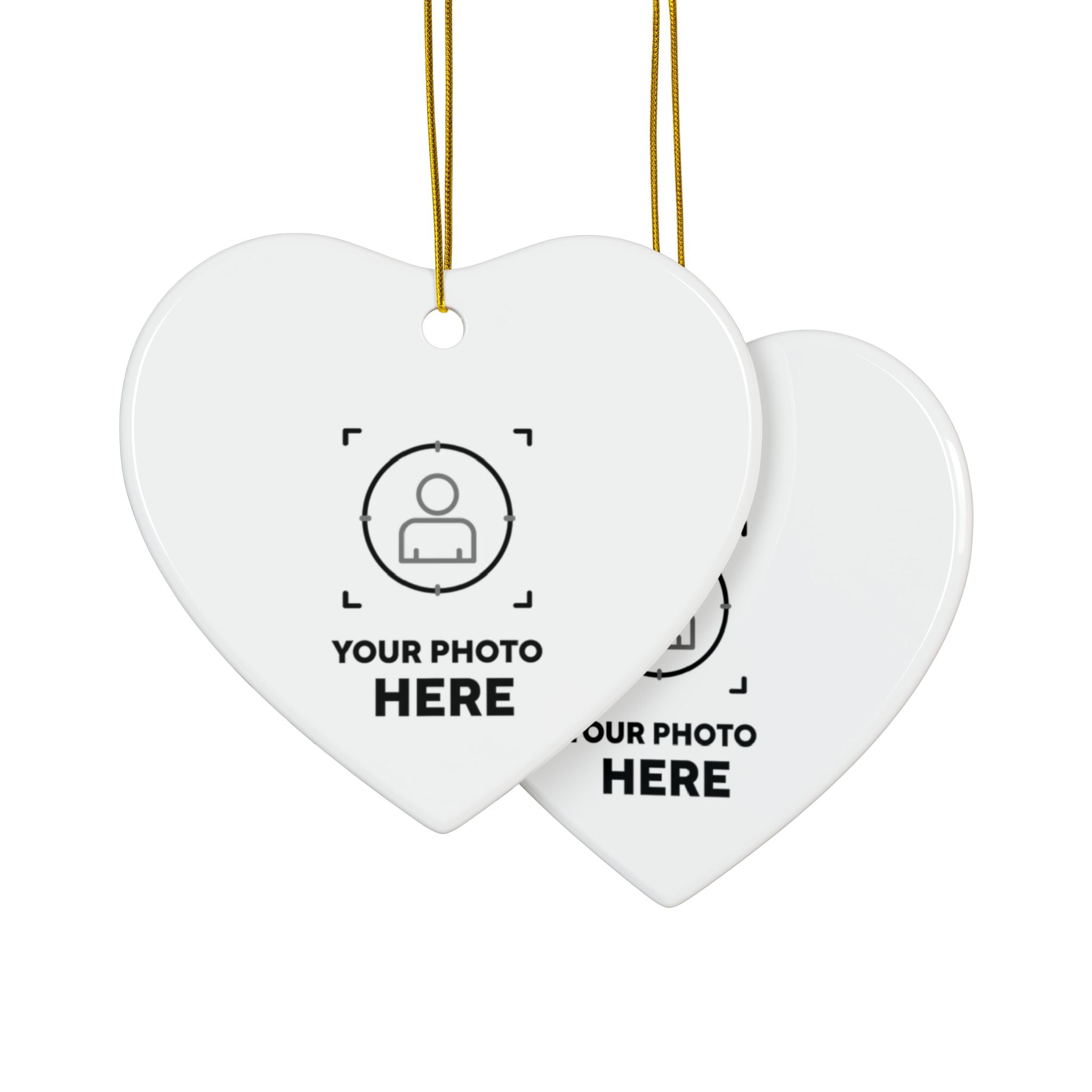 Ceramic Ornaments - 2-Sided Print - 3x3in