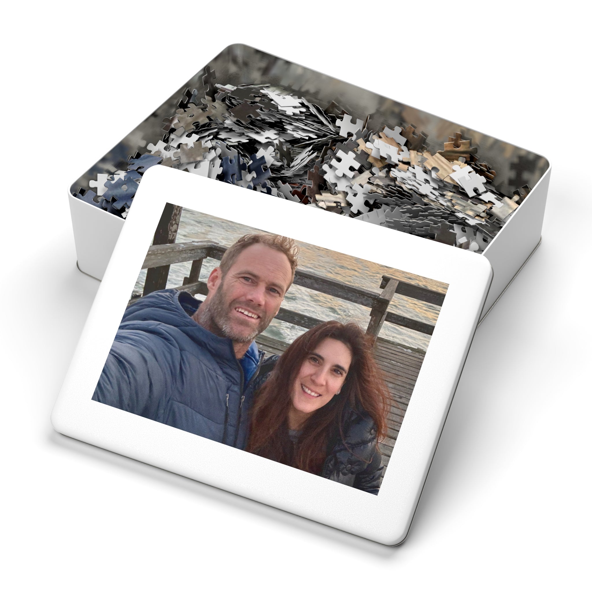 Jigsaw Puzzle with Tin