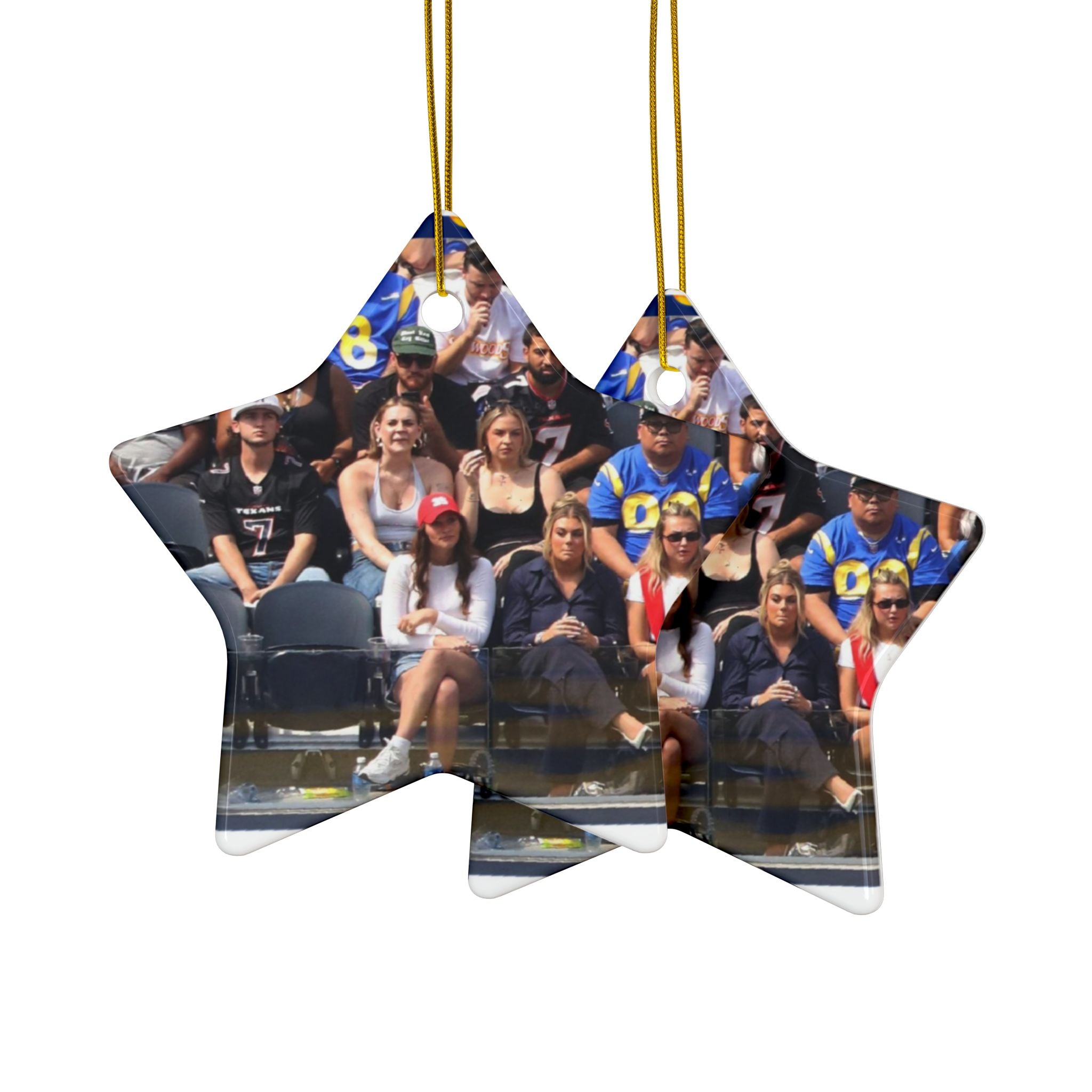 2-Side Print Ceramic Ornaments