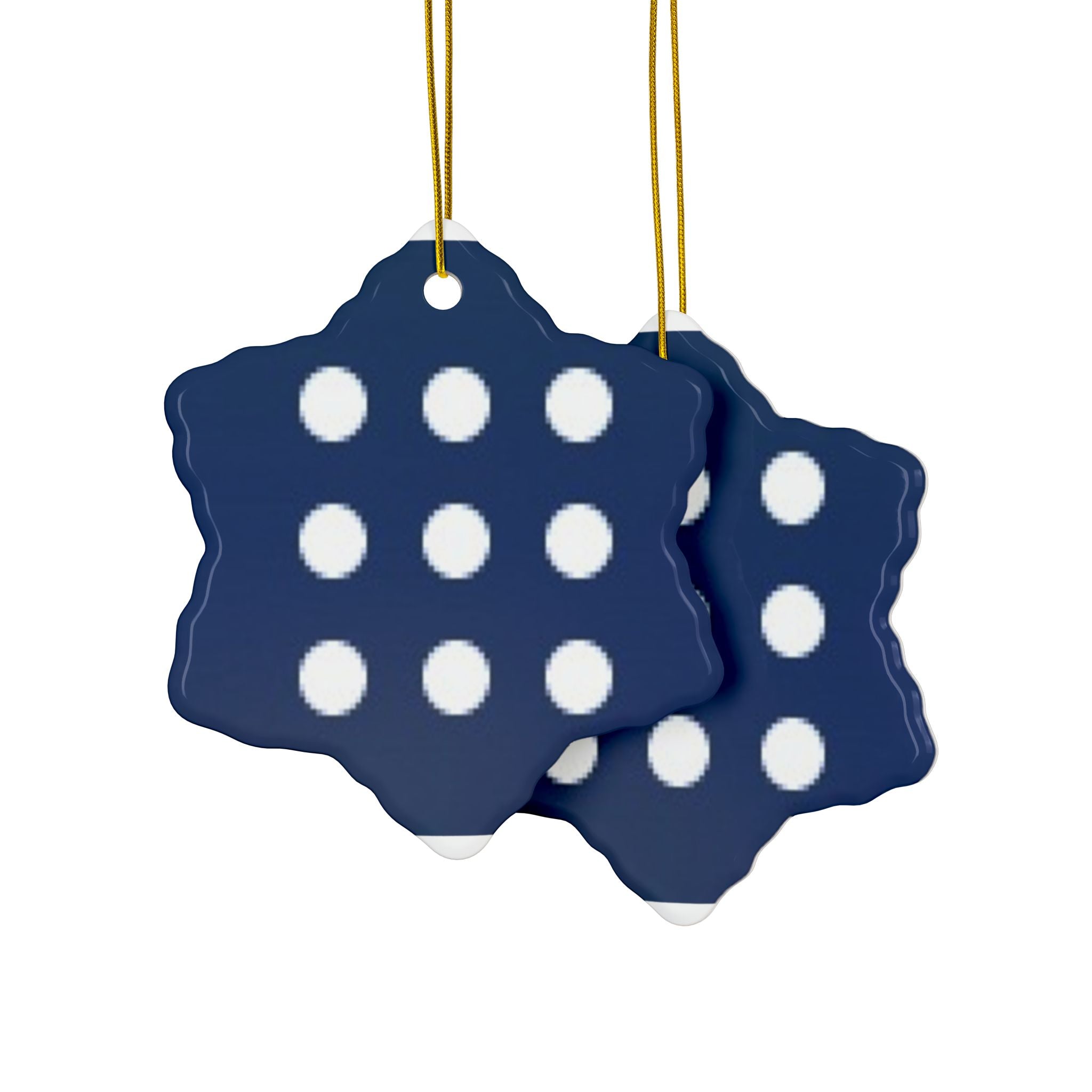 2-Side Print Ceramic Ornaments