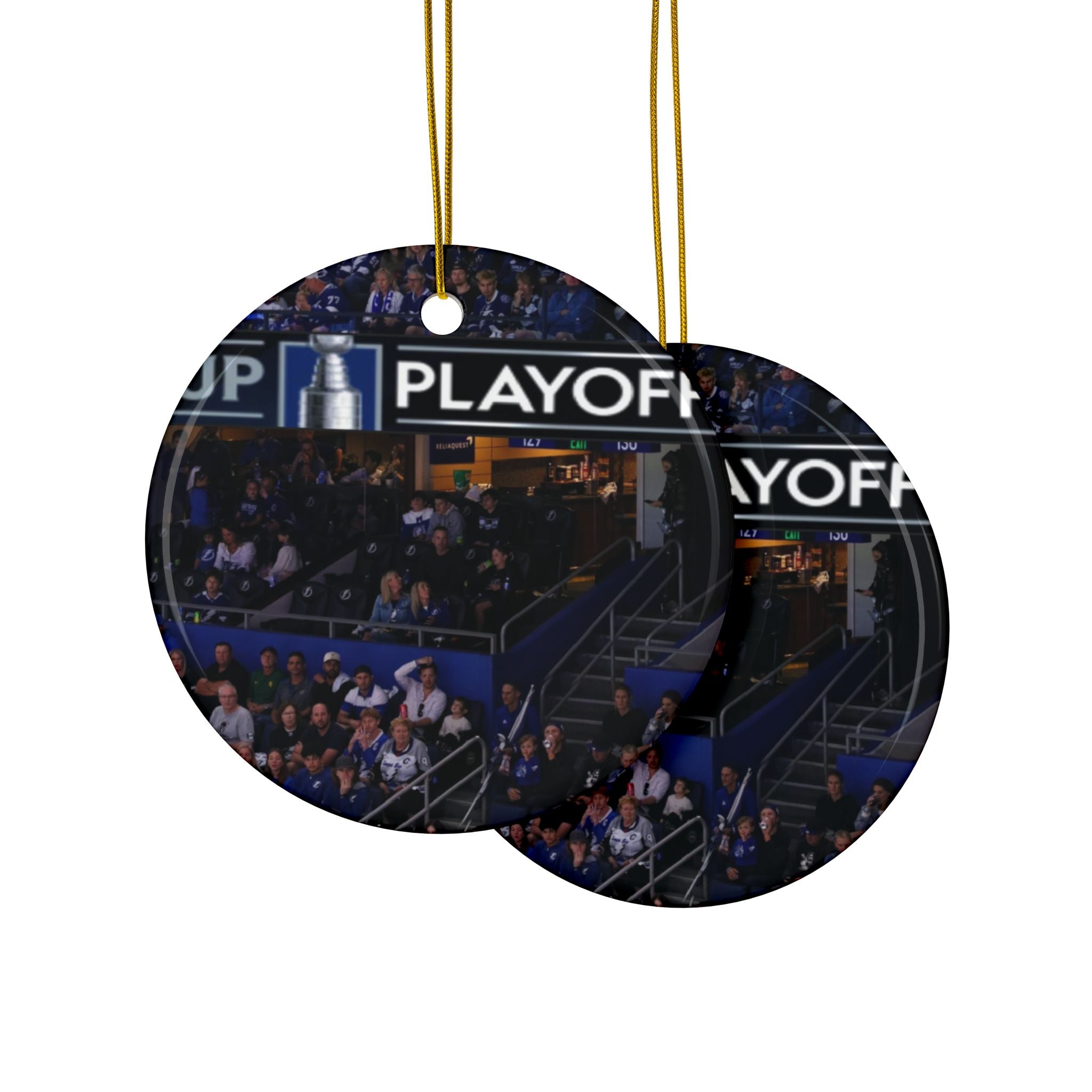 Double-Sided Ceramic Ornament