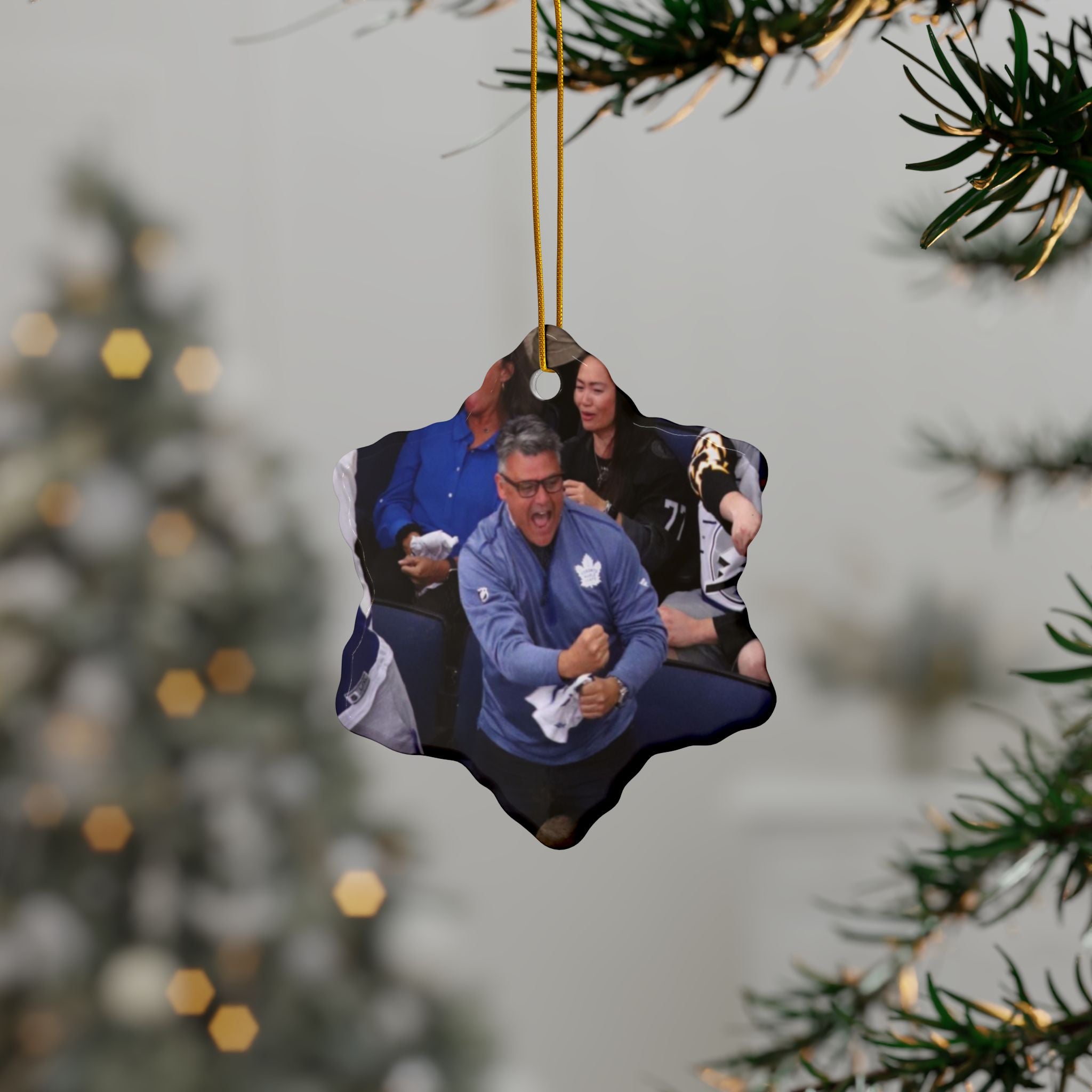 2-Side Print Ceramic Ornaments