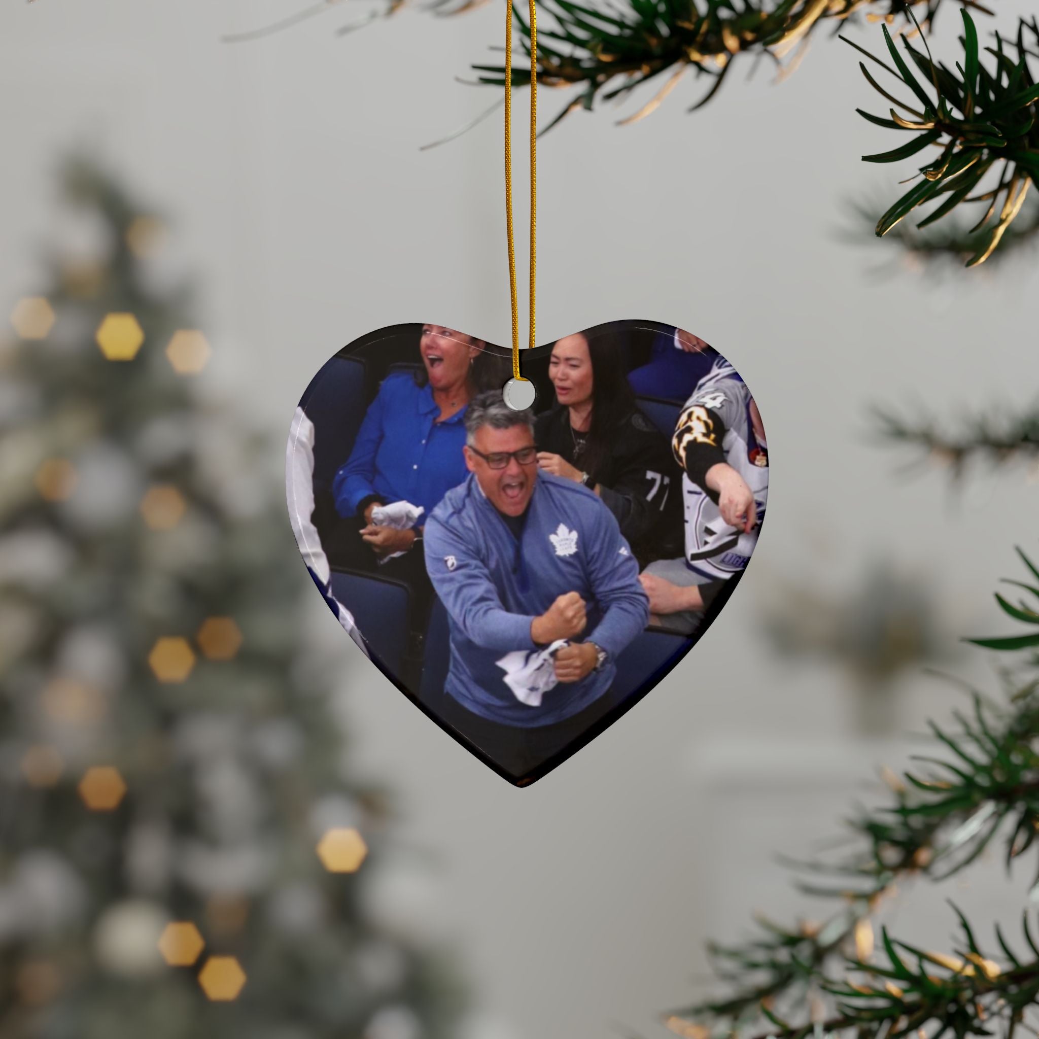 2-Side Print Ceramic Ornaments