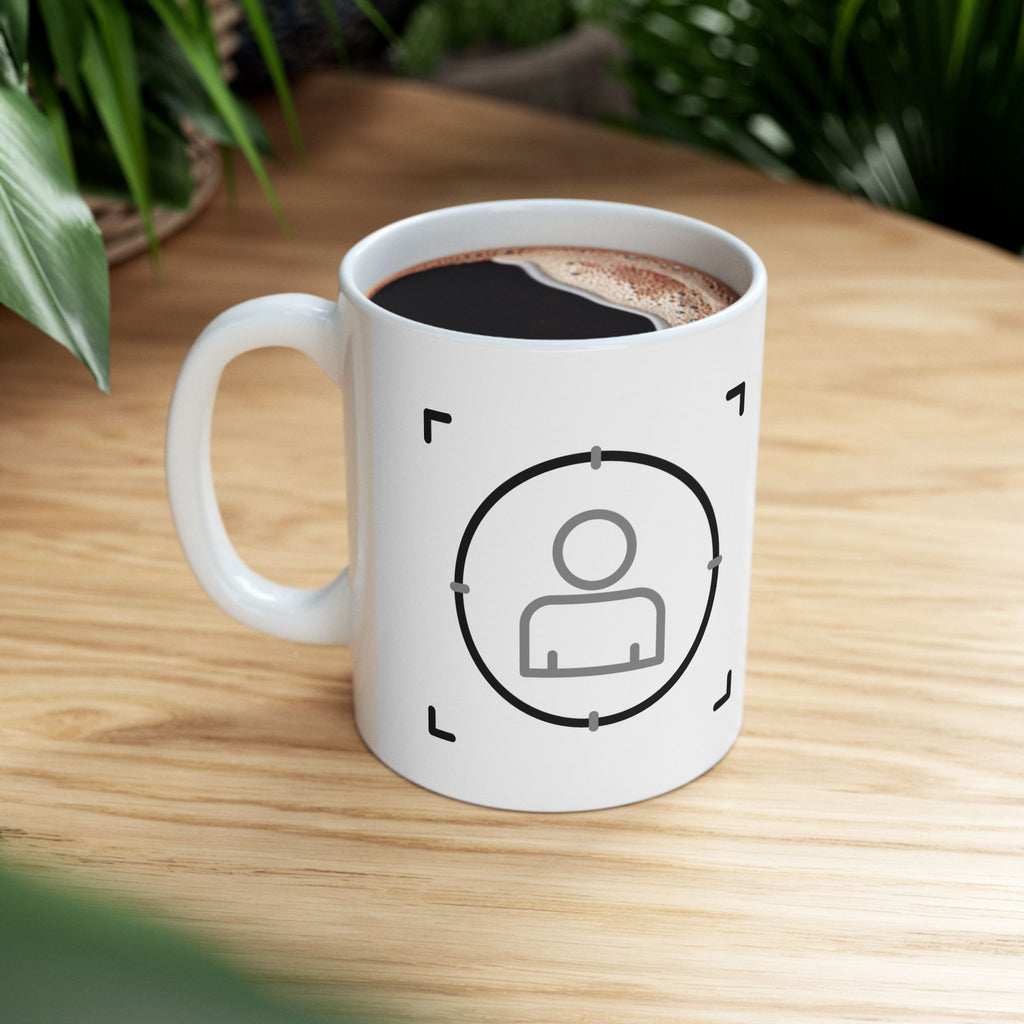 Personalized Camera Lens Ceramic Mug - 11oz & 15oz