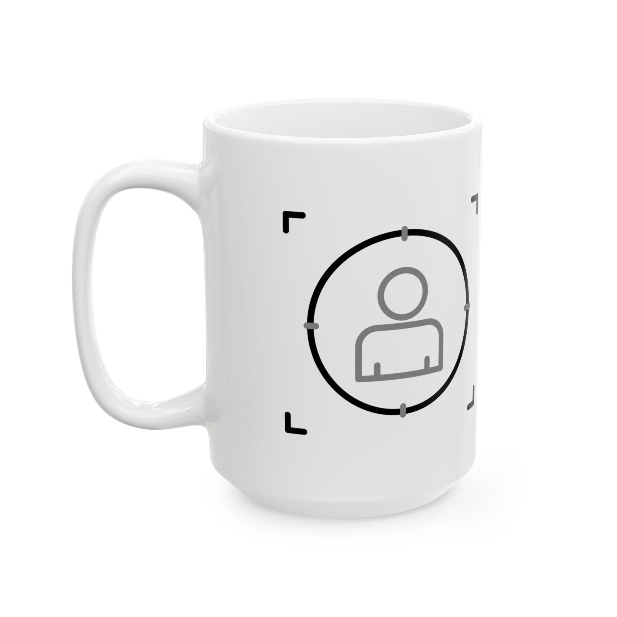 Personalized Camera Lens Ceramic Mug - 11oz & 15oz