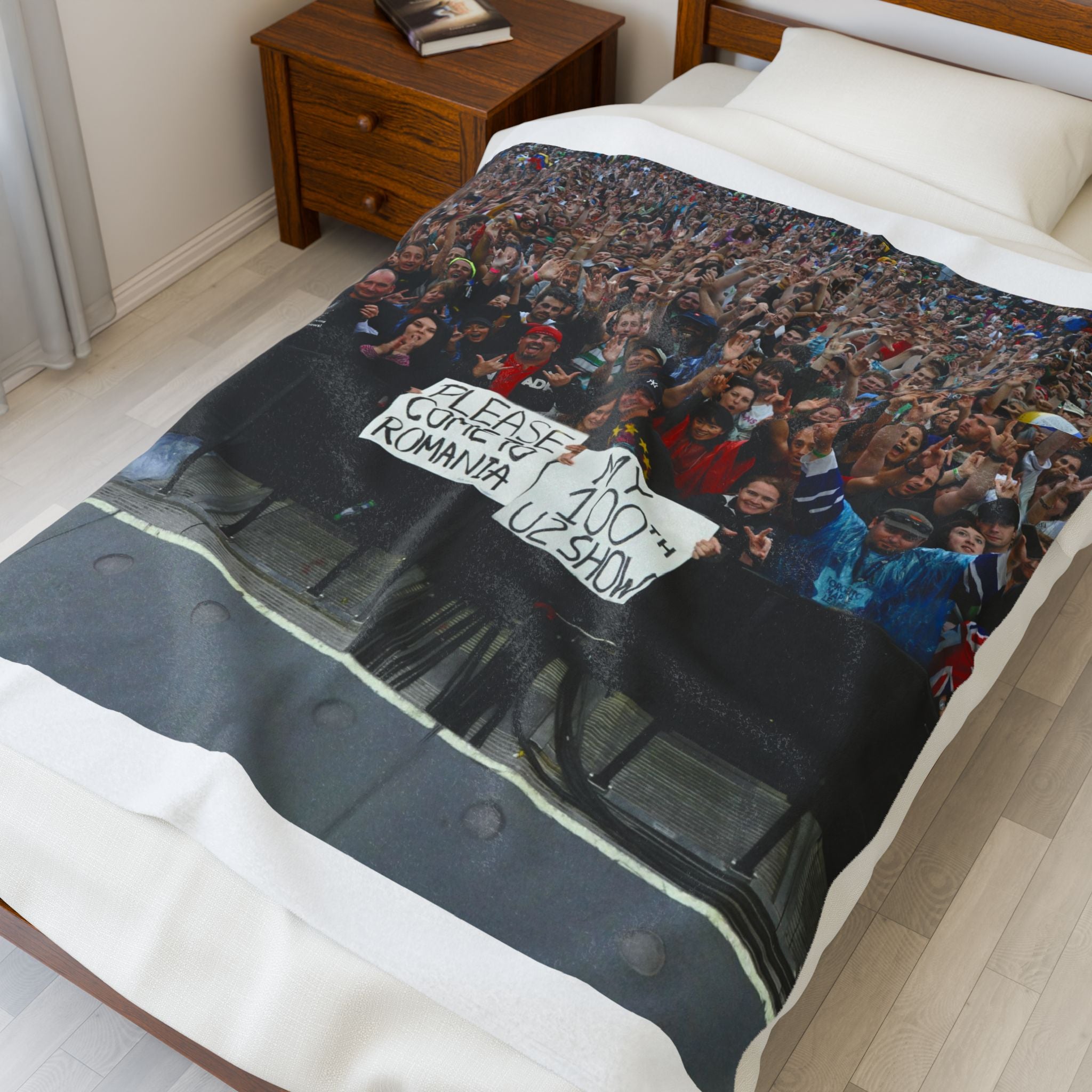 Custom Velveteen Plush Blanket - Personalized Cozy Throw for Comfort and Style