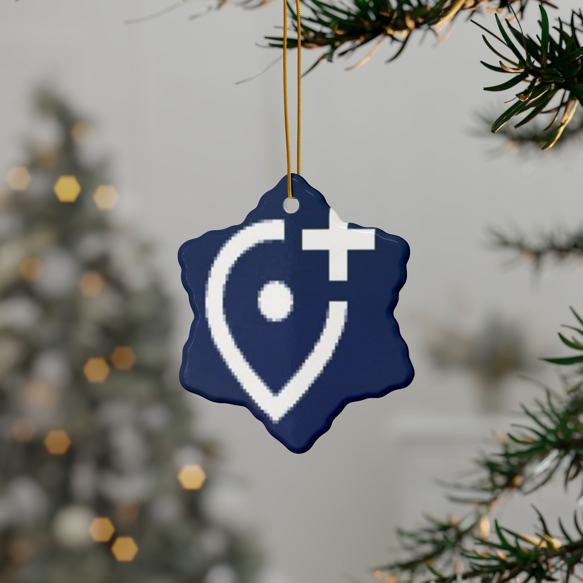 2-Side Print Ceramic Ornaments