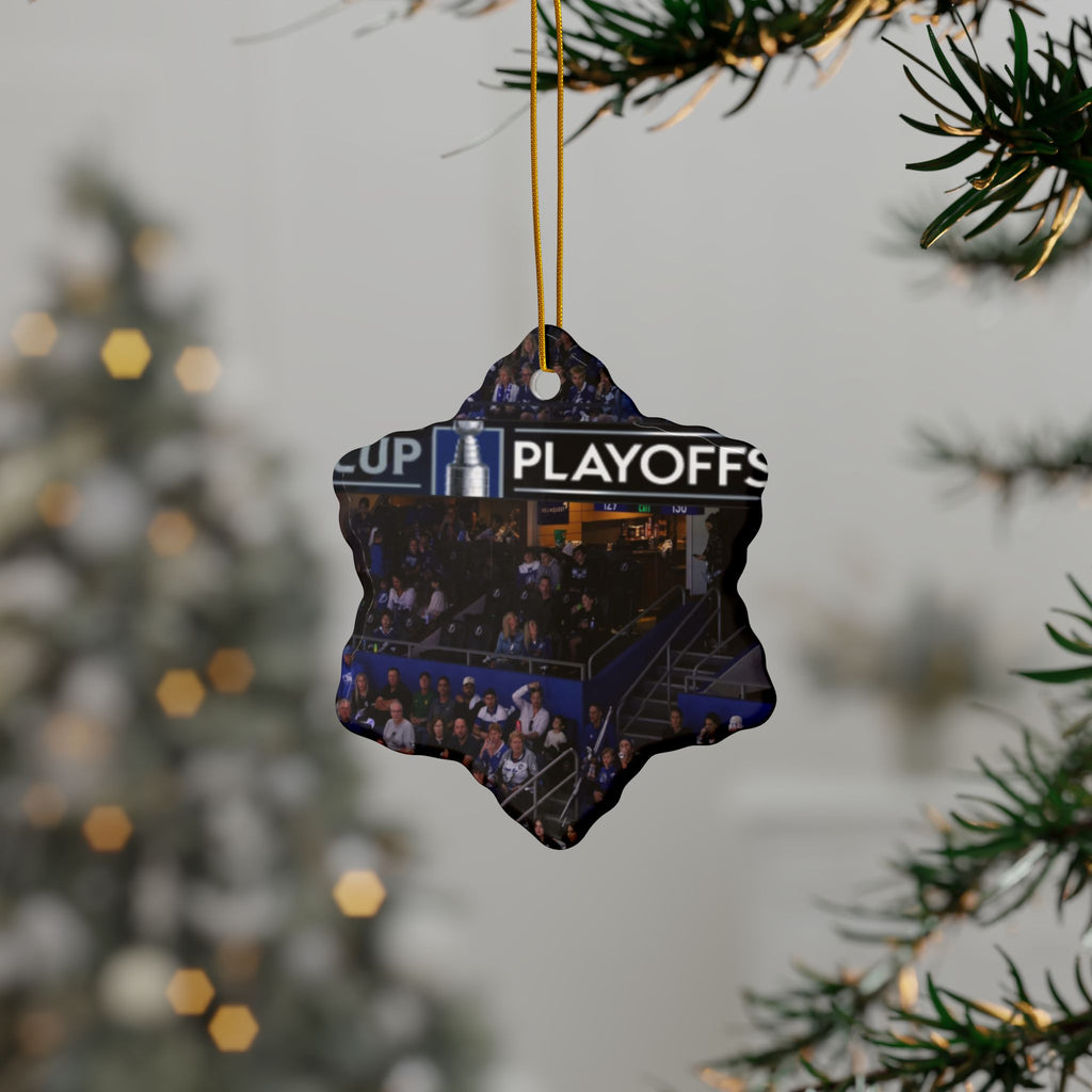 Double-Sided Ceramic Ornament