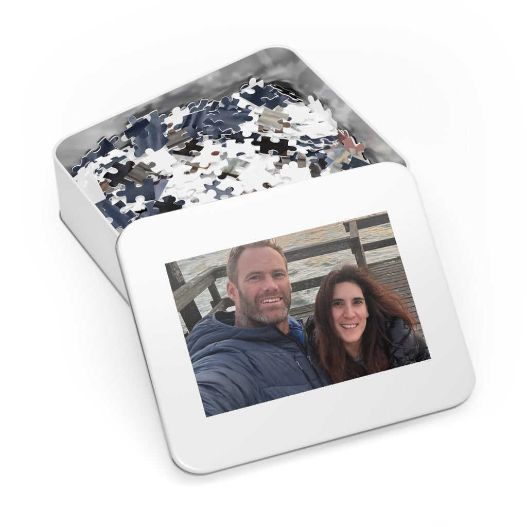 Jigsaw Puzzle with Tin