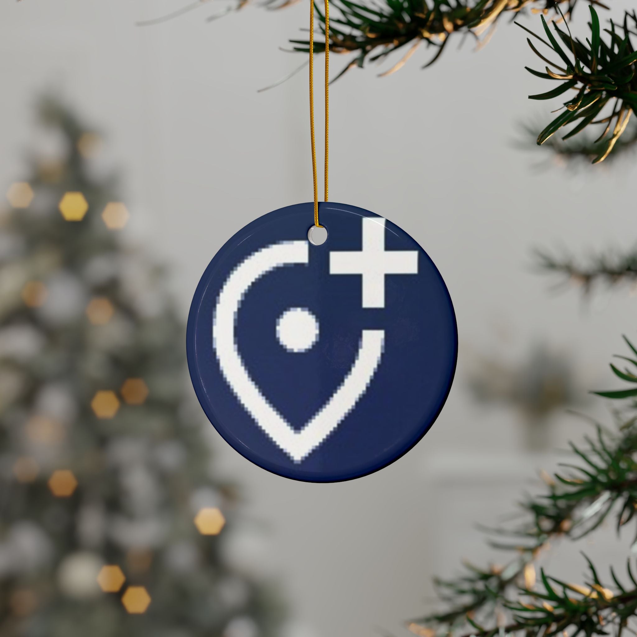 2-Side Print Ceramic Ornaments