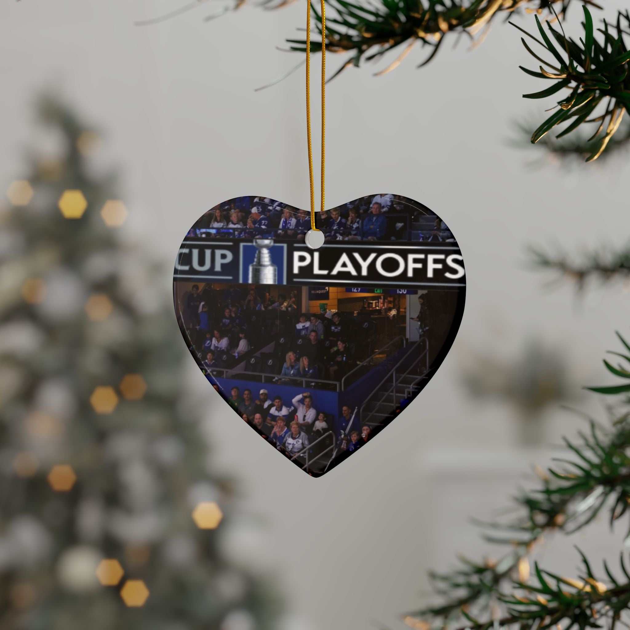 Double-Sided Ceramic Ornament