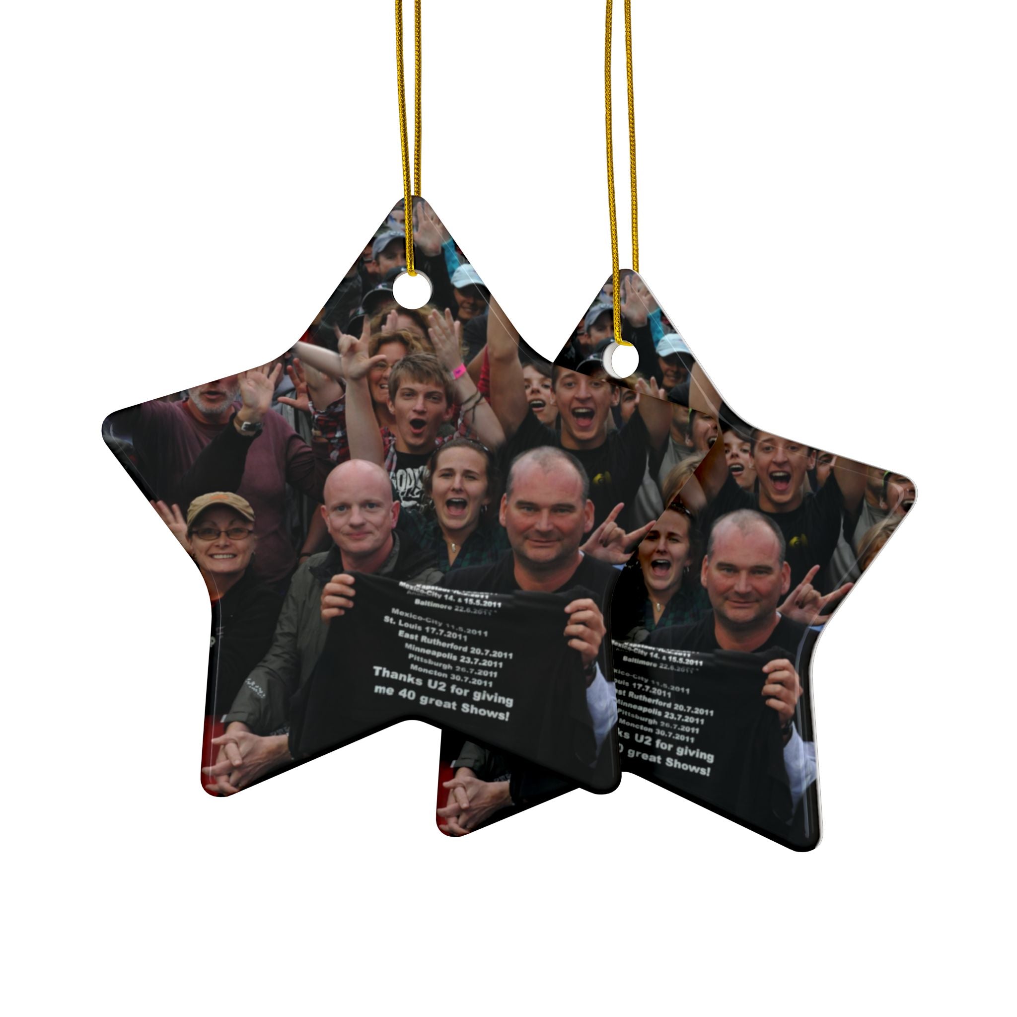 Ceramic Ornaments - 2-Sided Print - 3x3in