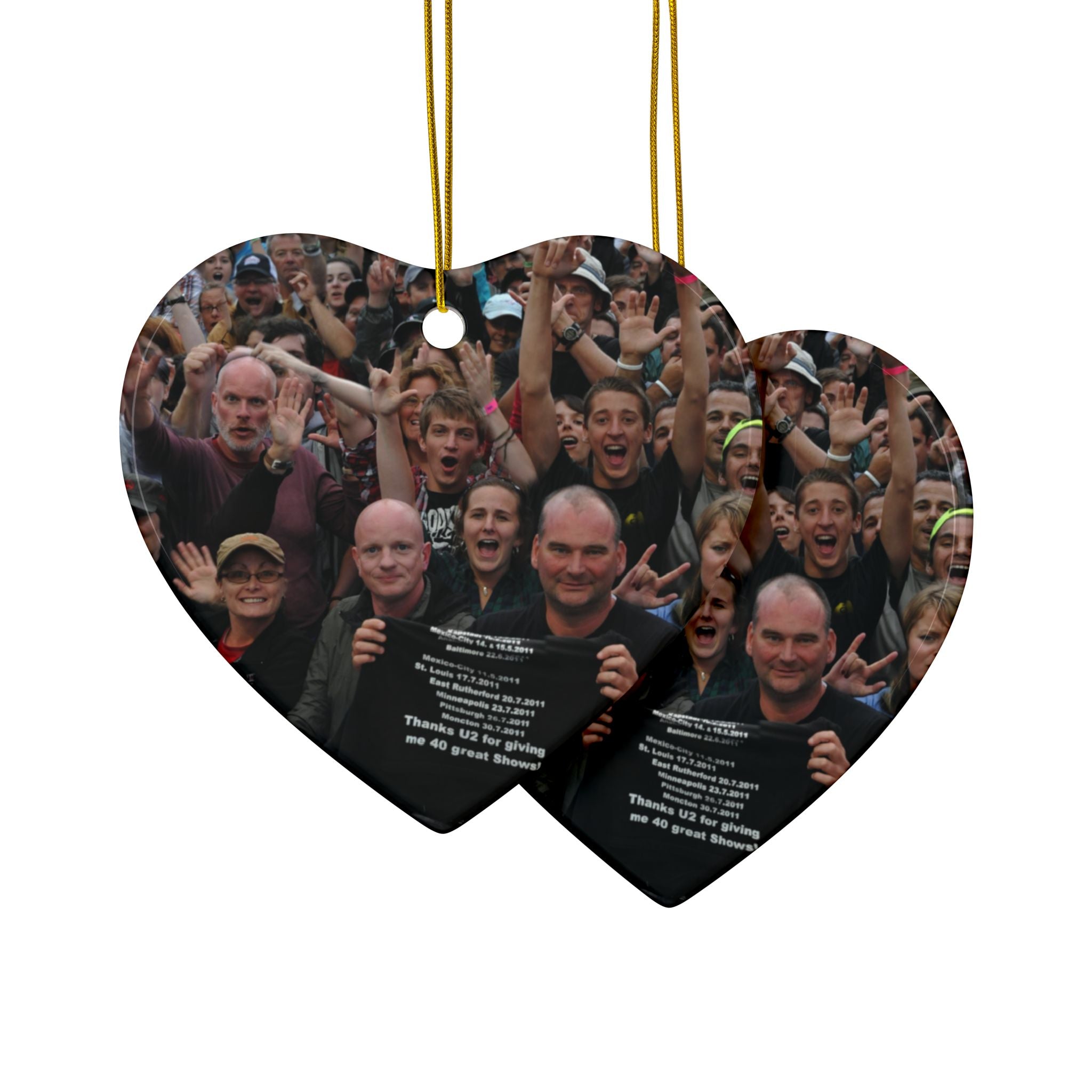 Ceramic Ornaments - 2-Sided Print - 3x3in