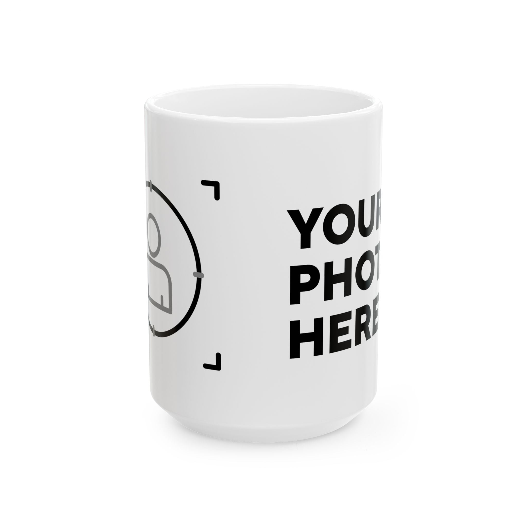 Personalized Camera Lens Ceramic Mug - 11oz & 15oz