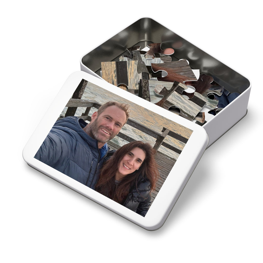 Jigsaw Puzzle with Tin